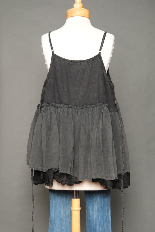 High Waisted Foundation Cami in Vintage Black By Krista Larson