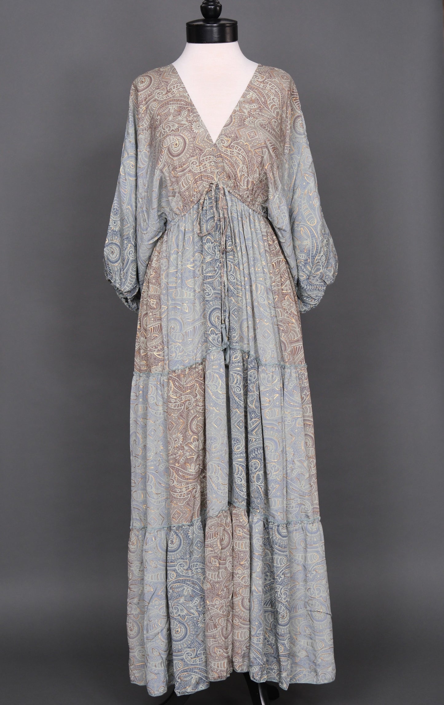 Floribunda Dress in Antique Turquoise