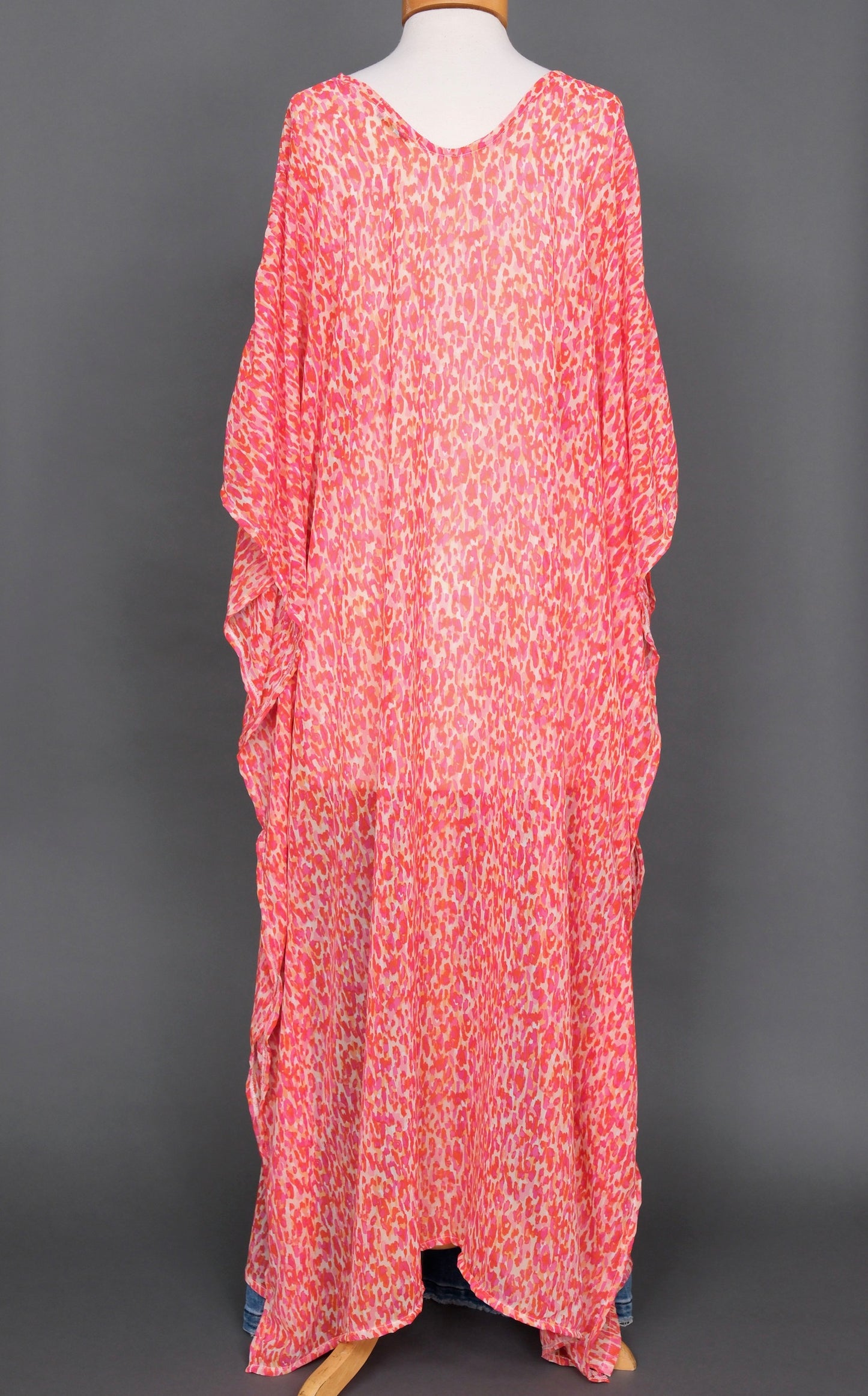 Melon Watercolor Caftan by Sarong Social Club