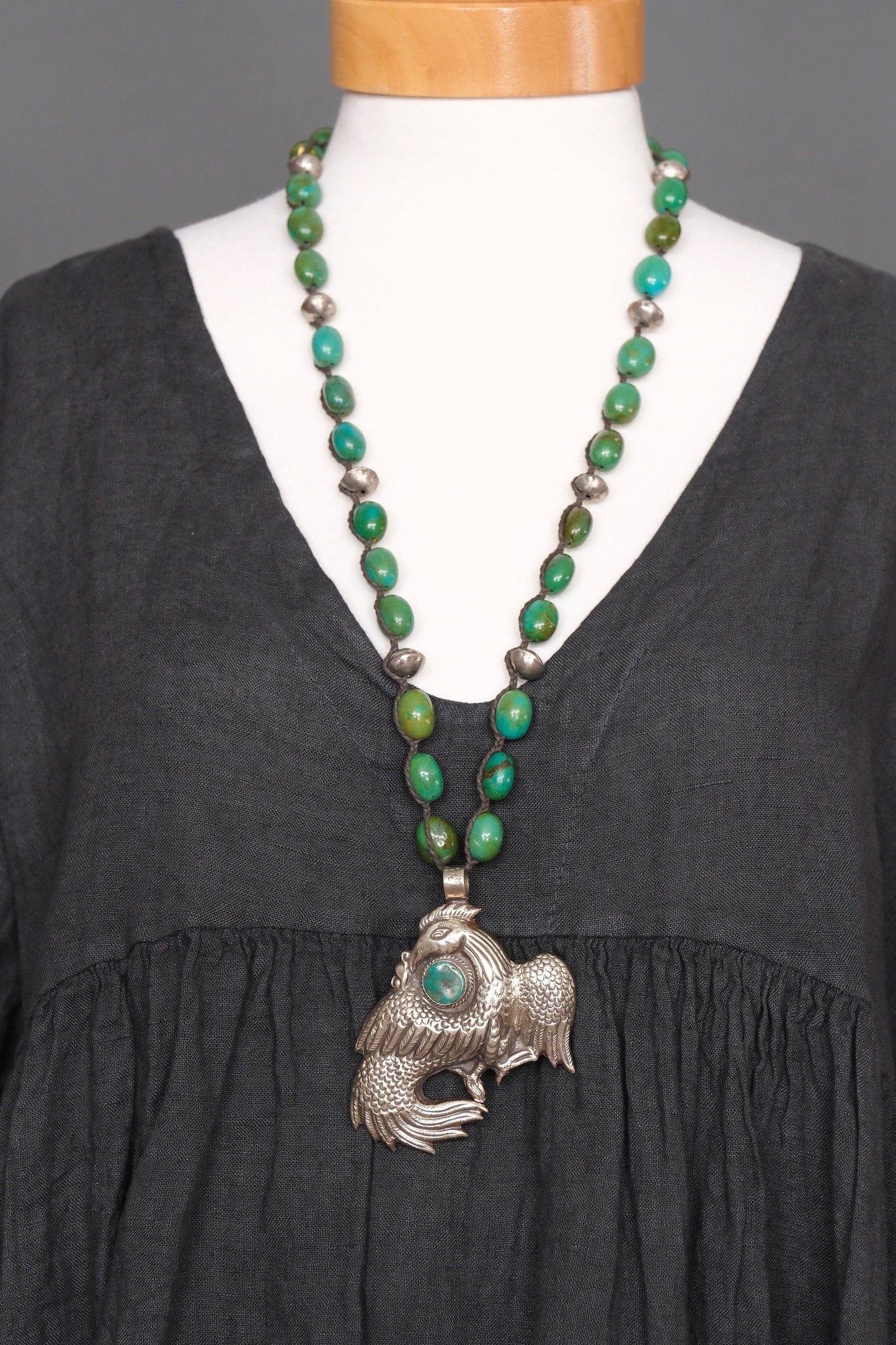 Bejeweled Bird Pendent Necklace