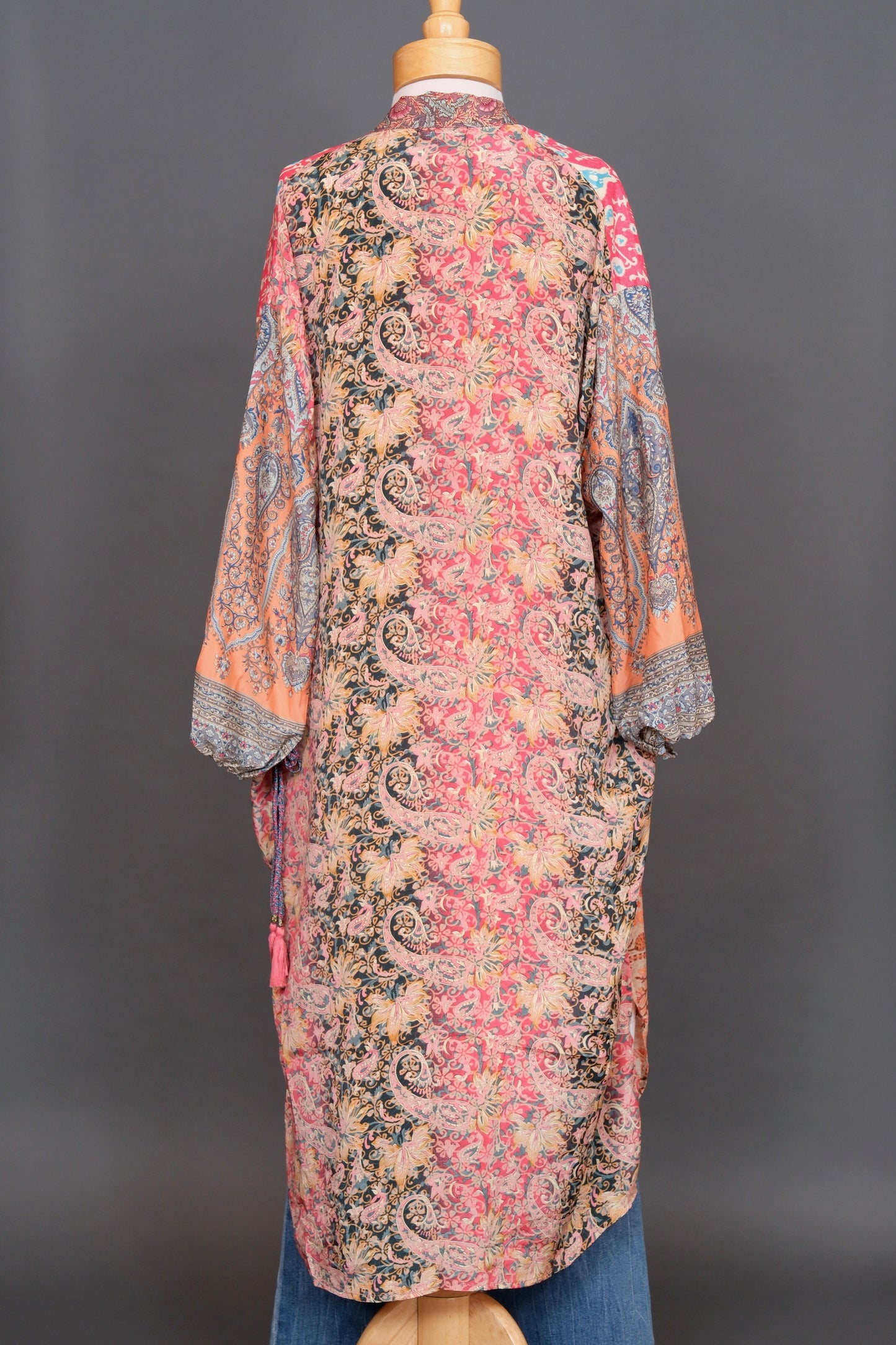 Kashmir Duster in Coral Ombre