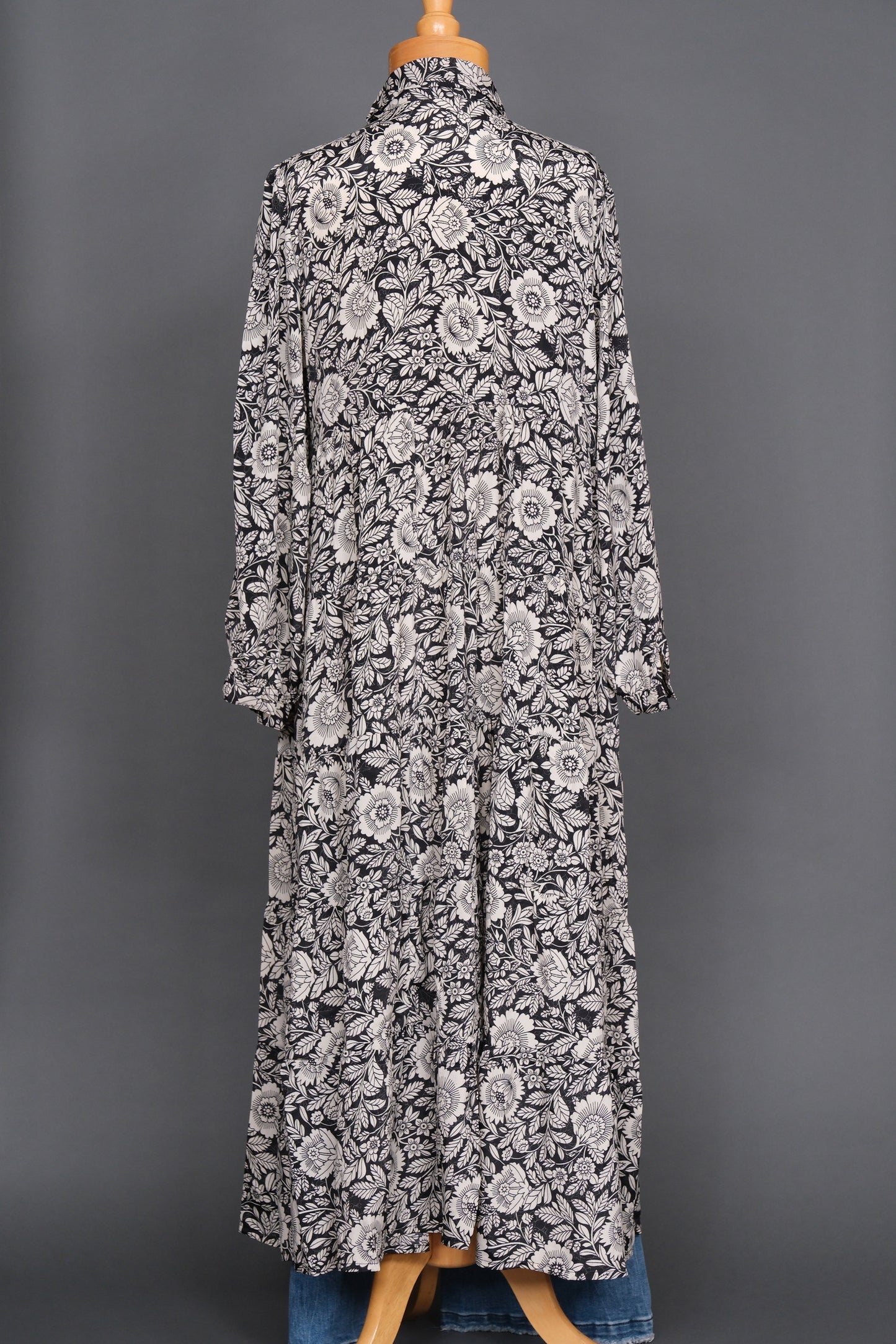 The Tate Dress in Ebony & Ivory