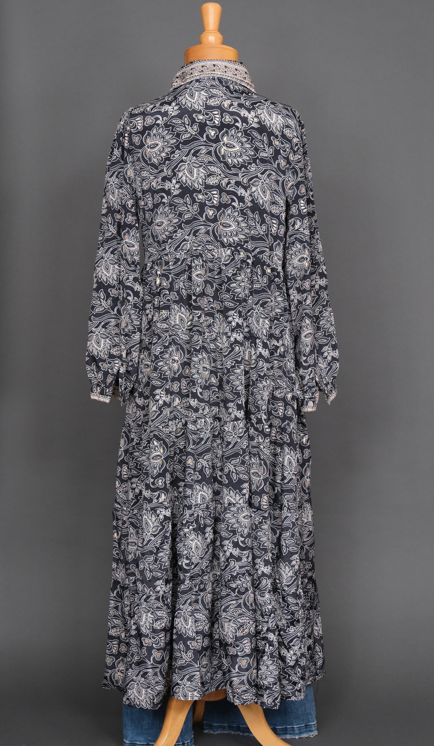 The Tate Dress in Midnight Flower