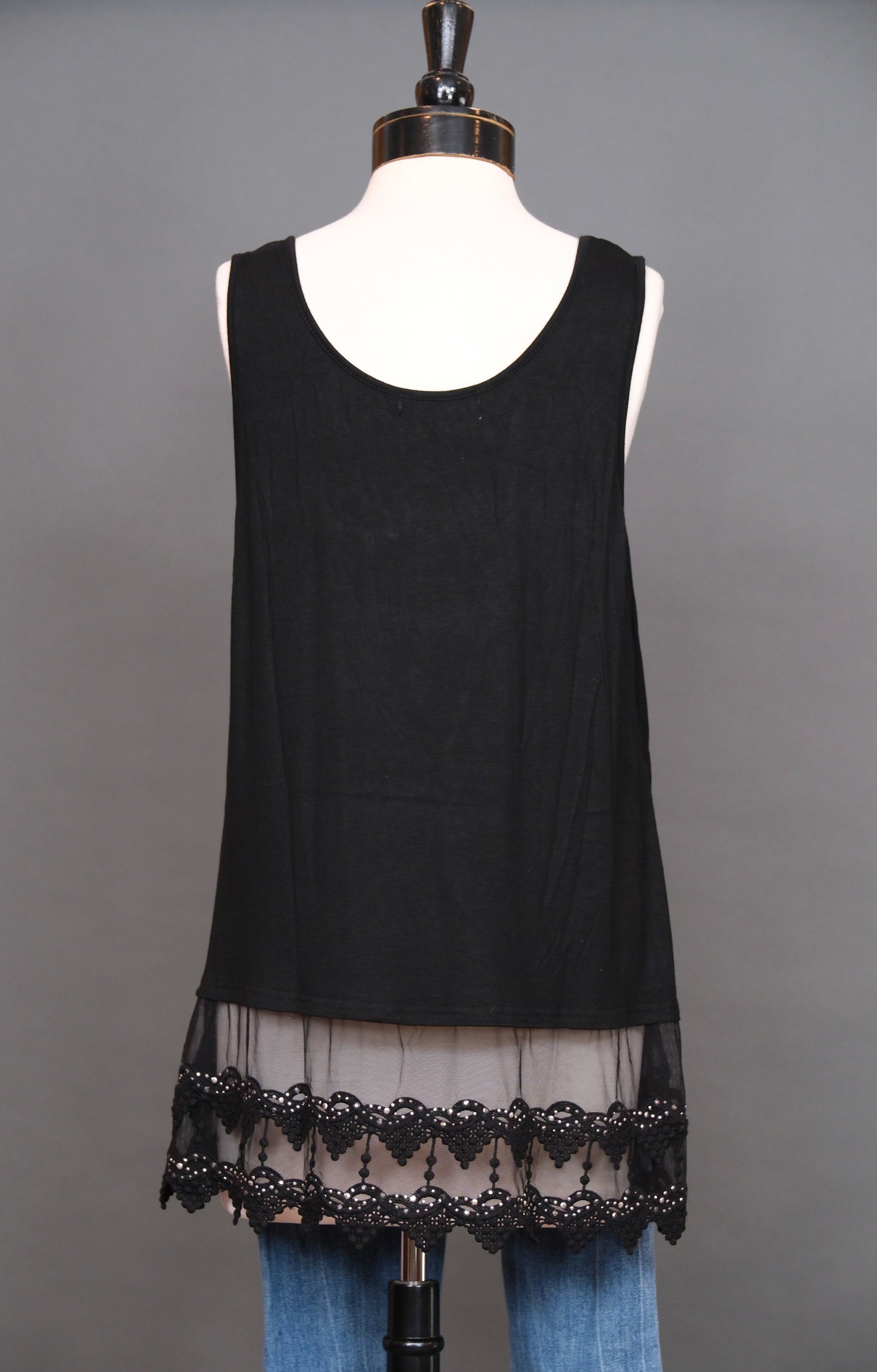 Easy Cami with Sparkle in Black