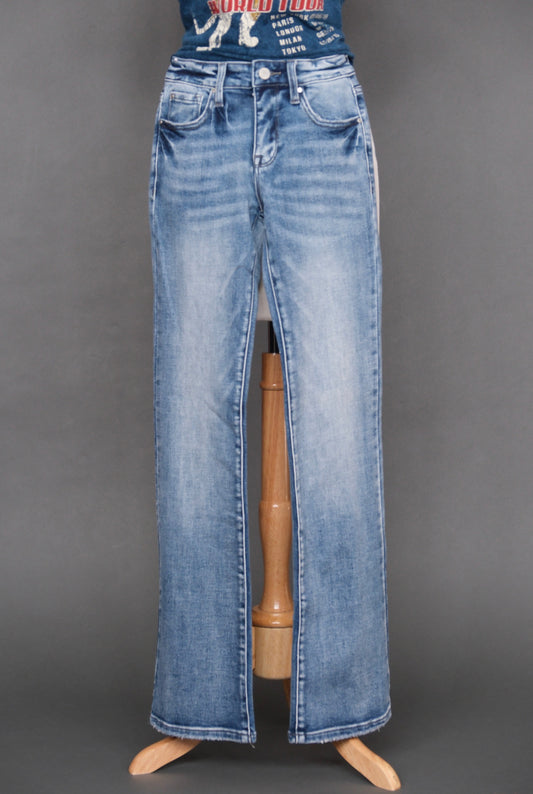 Dakota Light Wash Mid-Rise Bootcut Jean