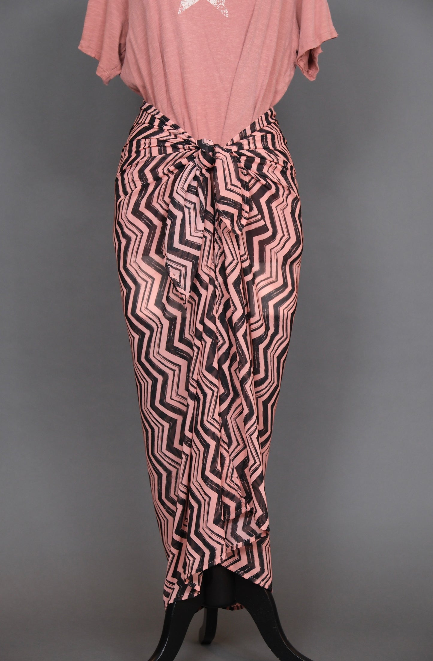 Pink Chevron Sarong by Sarong Social Club