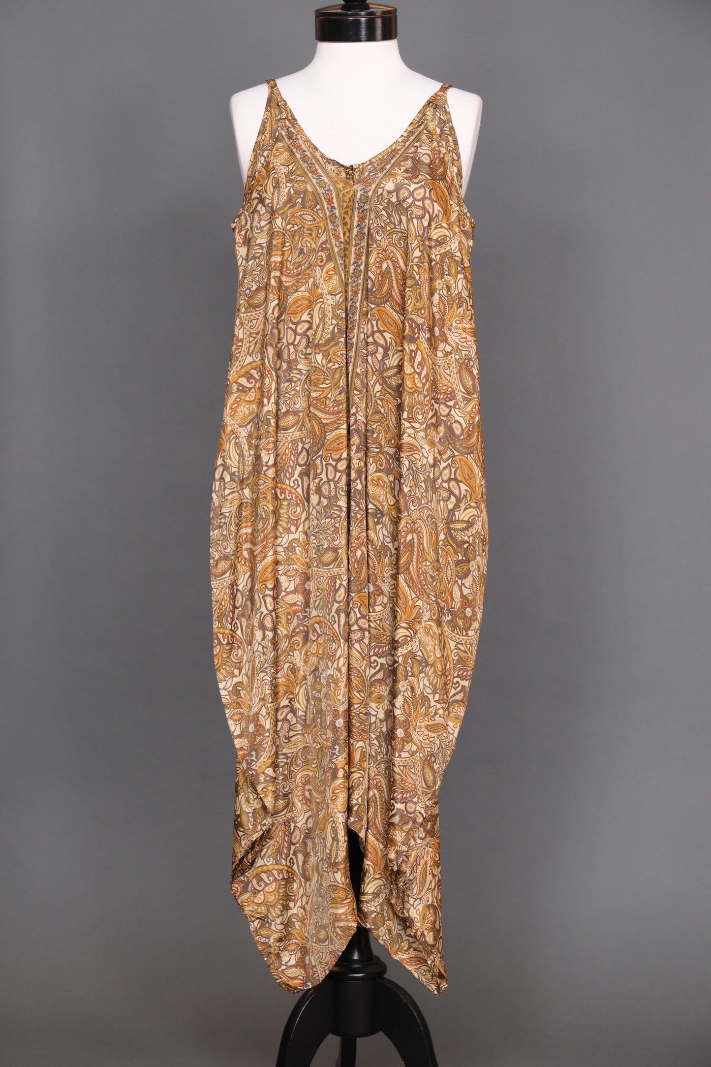 Golden Paisley Jumpsuit
