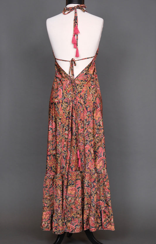 Halter Dress in Rust Fairytale