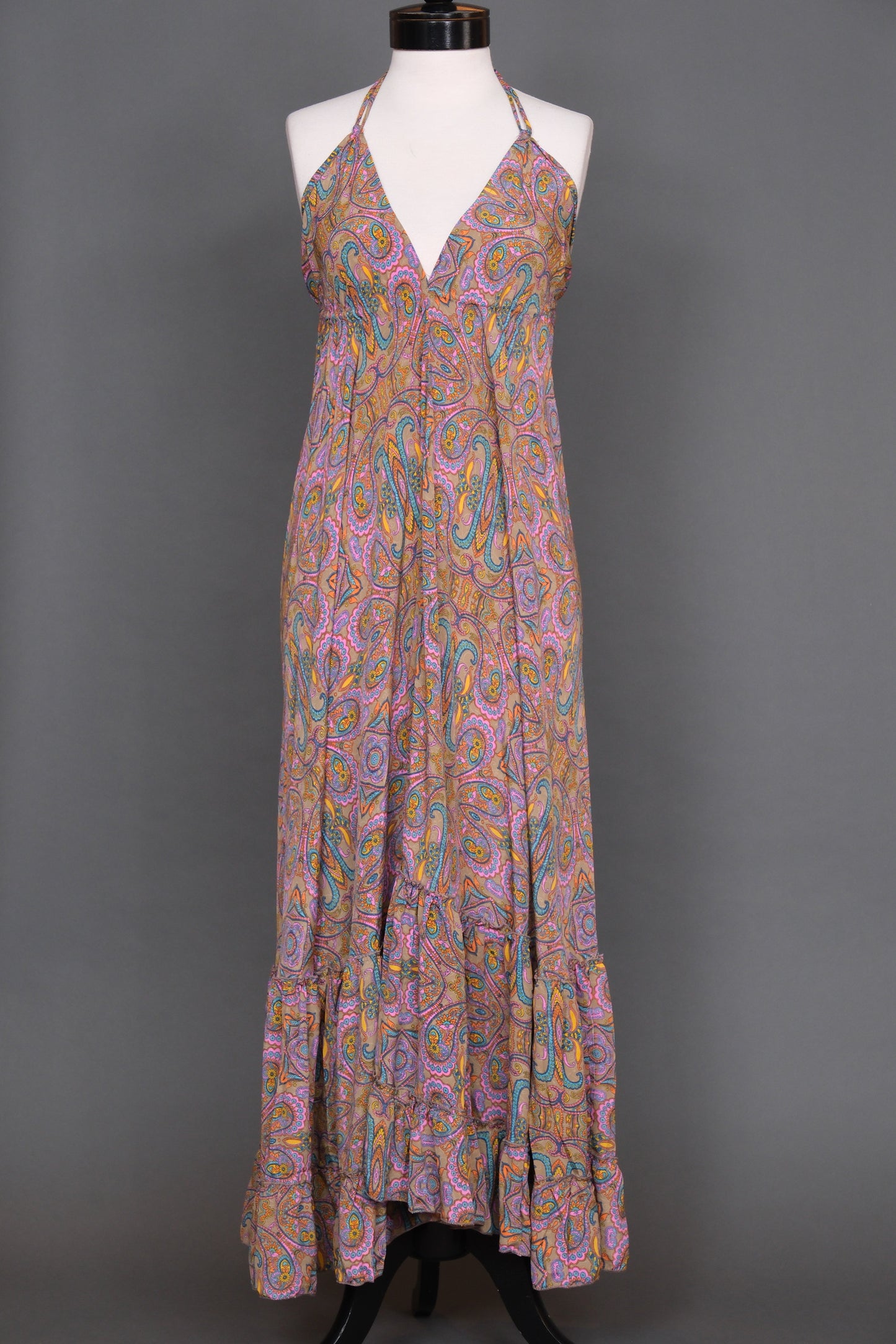 Halter Dress in Wonderland