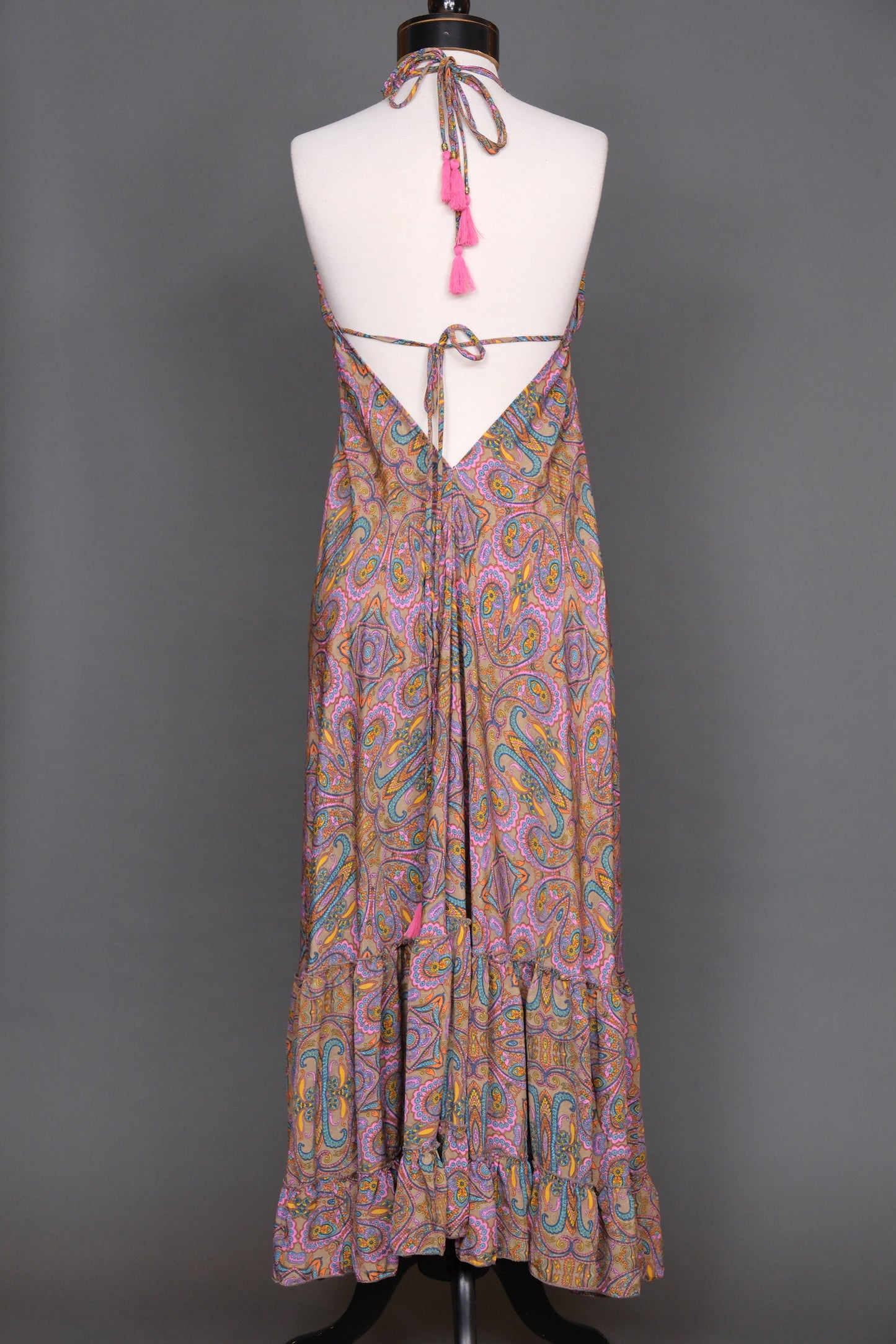 Halter Dress in Wonderland