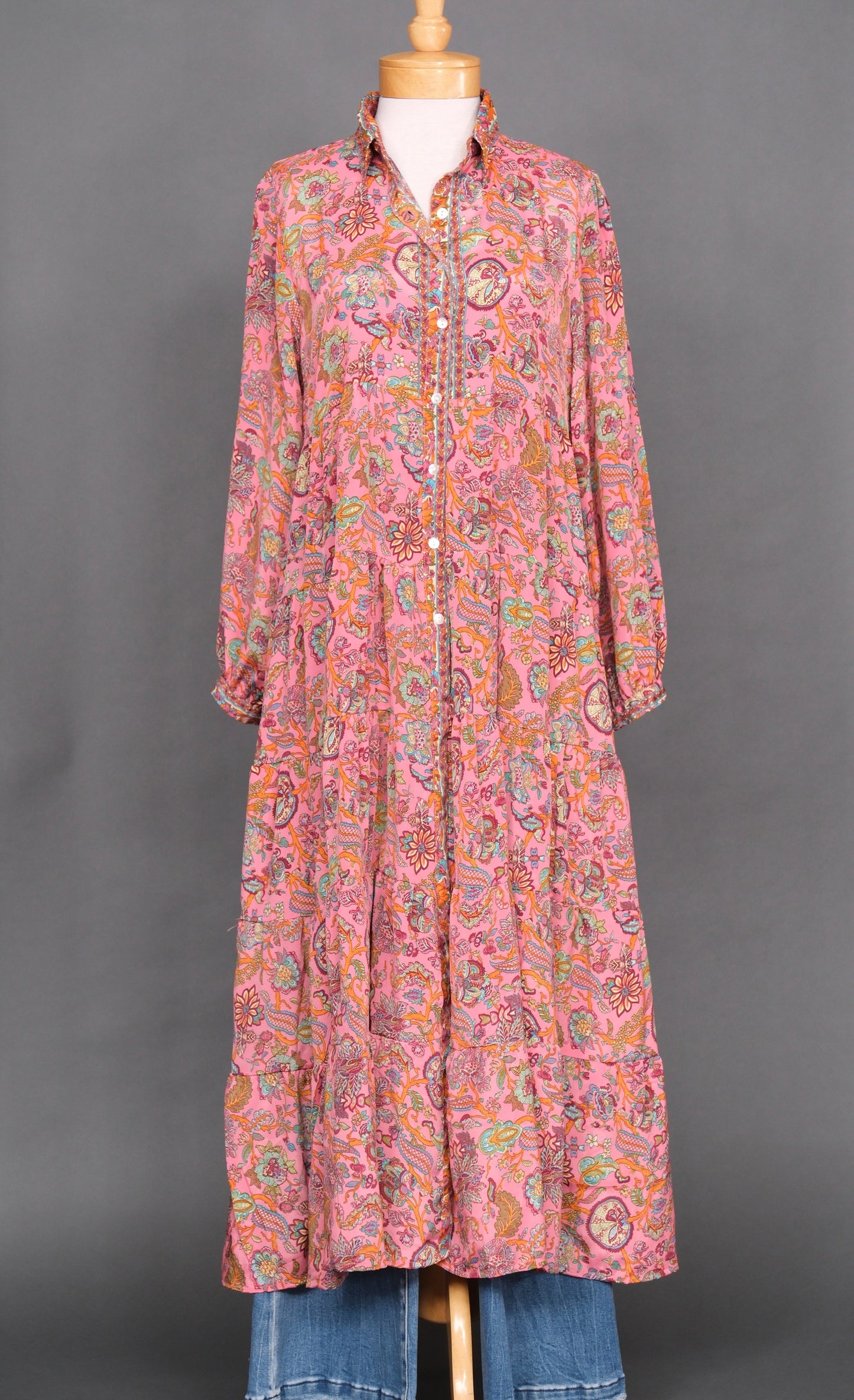 The Tate Dress in Coral Dream