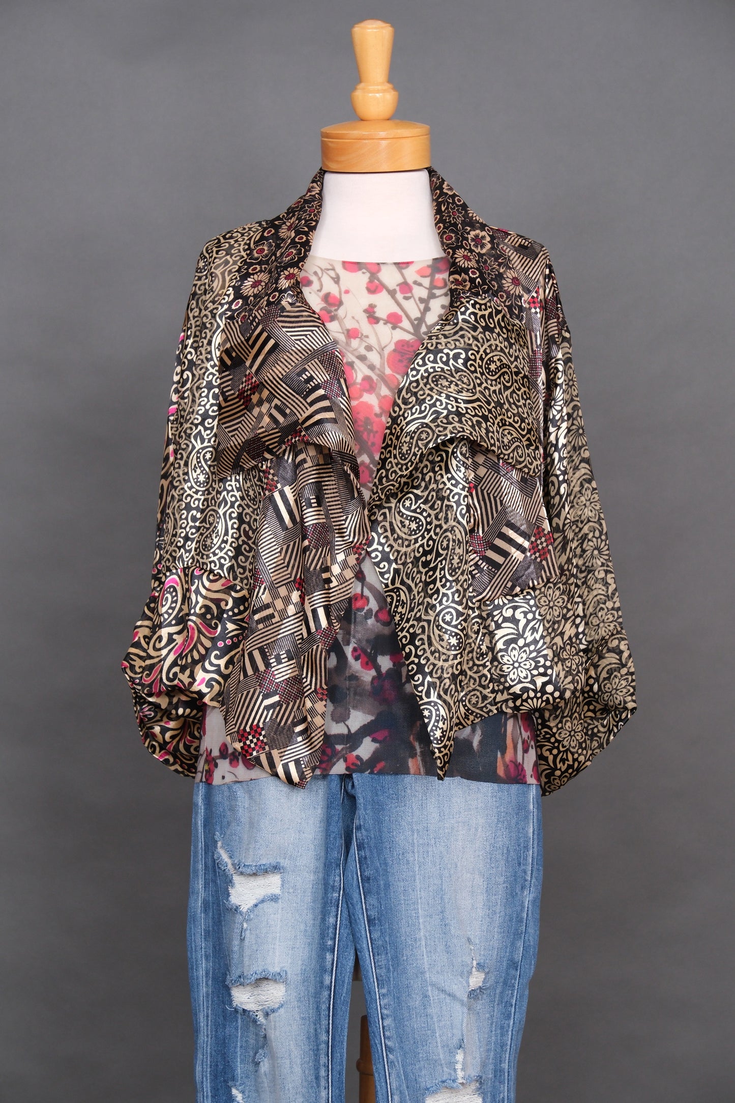 Back To Floral Crop Jacket