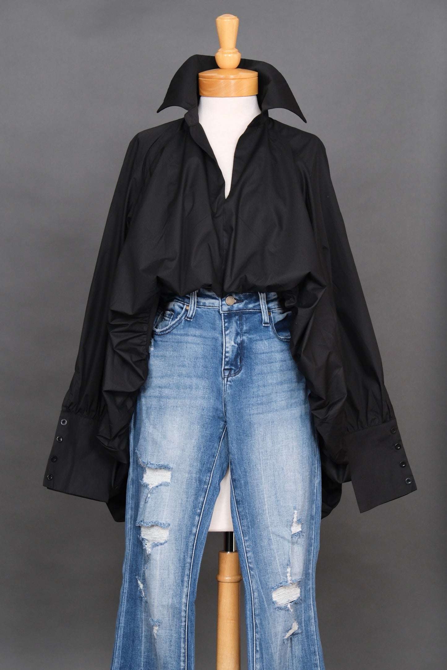 Heads or Tales Inky Black Top