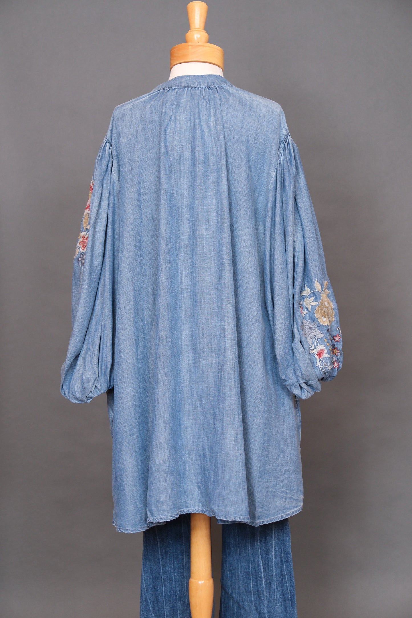 Faded Rose Embroidered Tunic / Dress