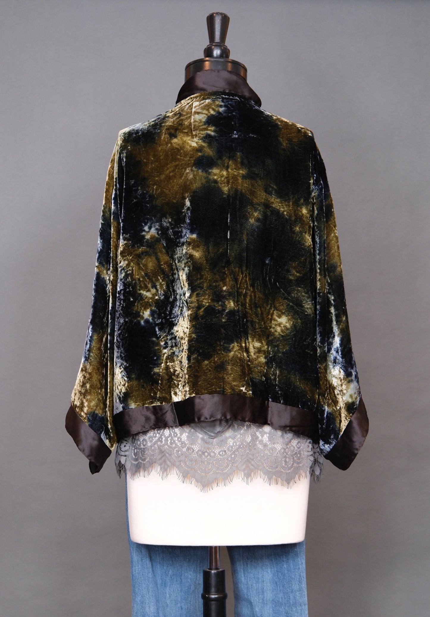 Mystic Lake Velvet Kimono Jacket