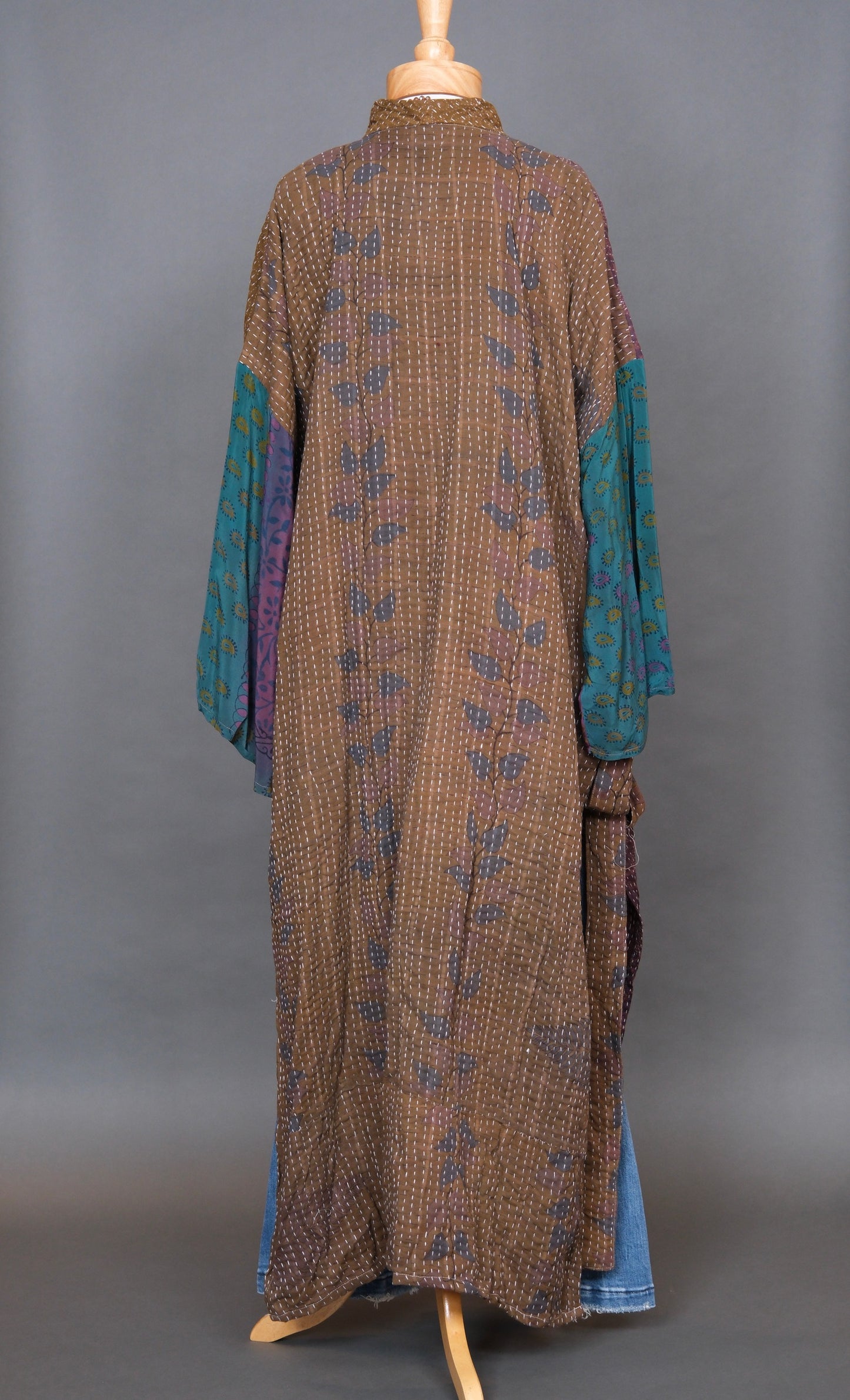 Caravan Duster in Teal Ivy
