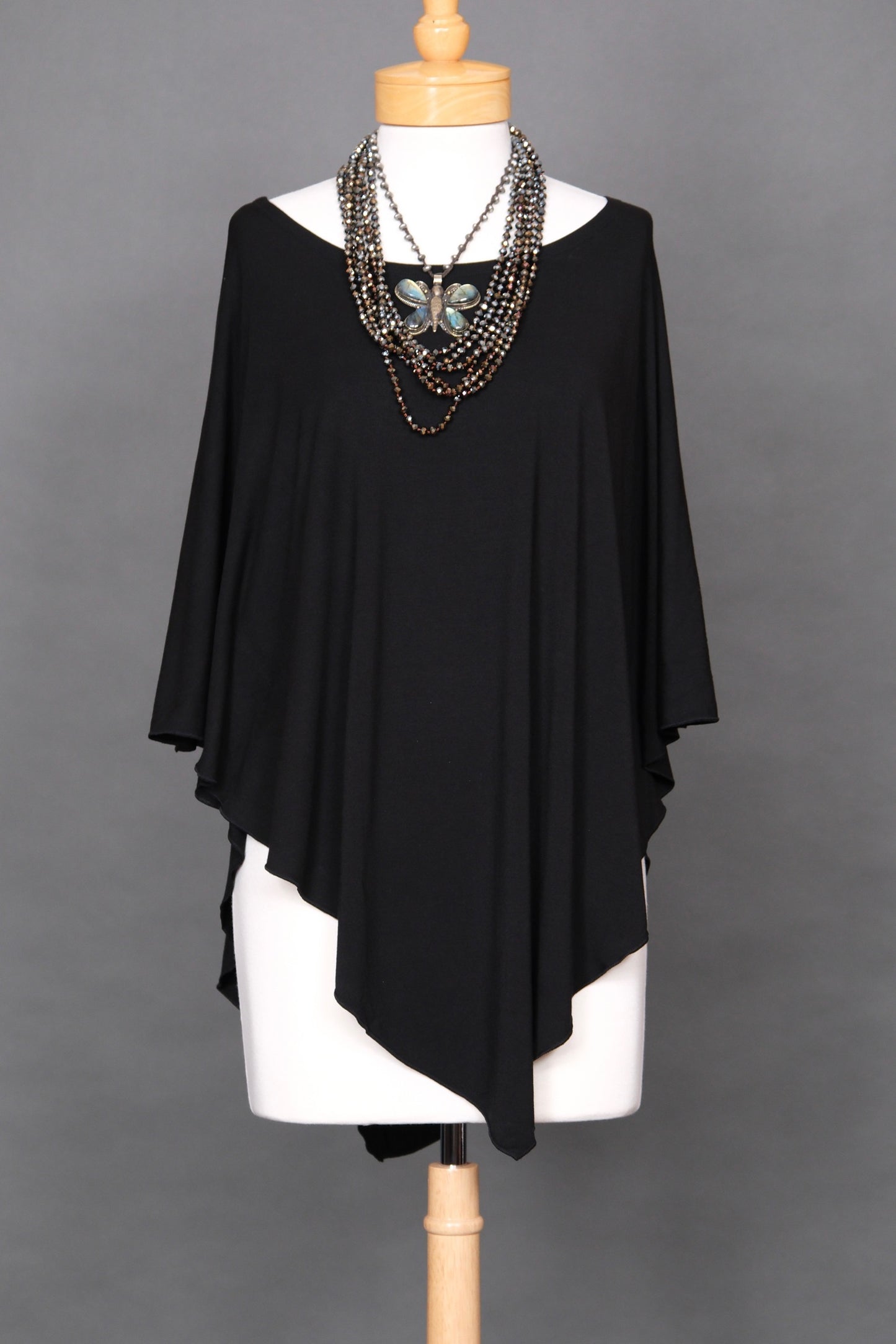 To The Point in Black Ponte Top