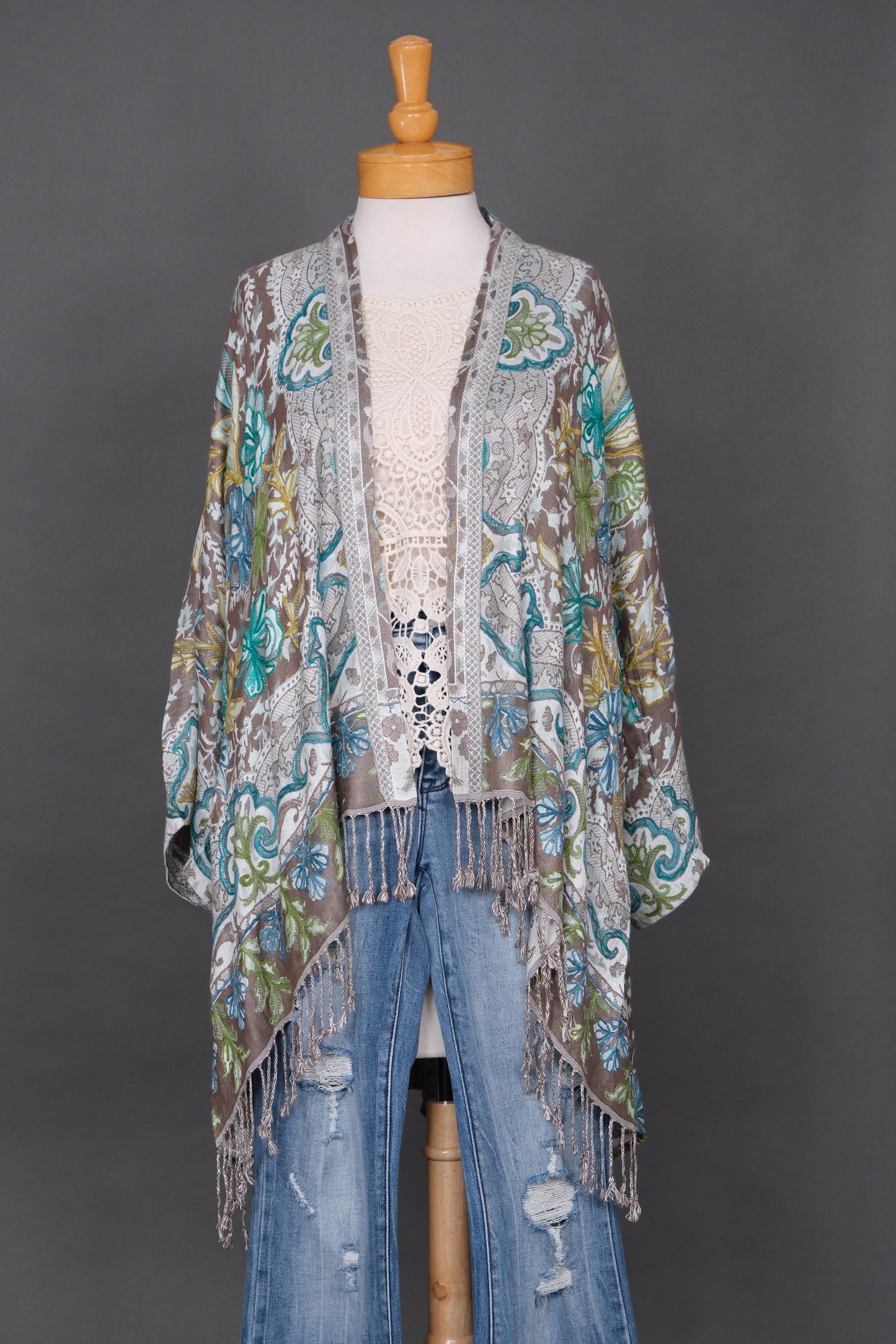 House of Spirits Duster in Jade Ocean