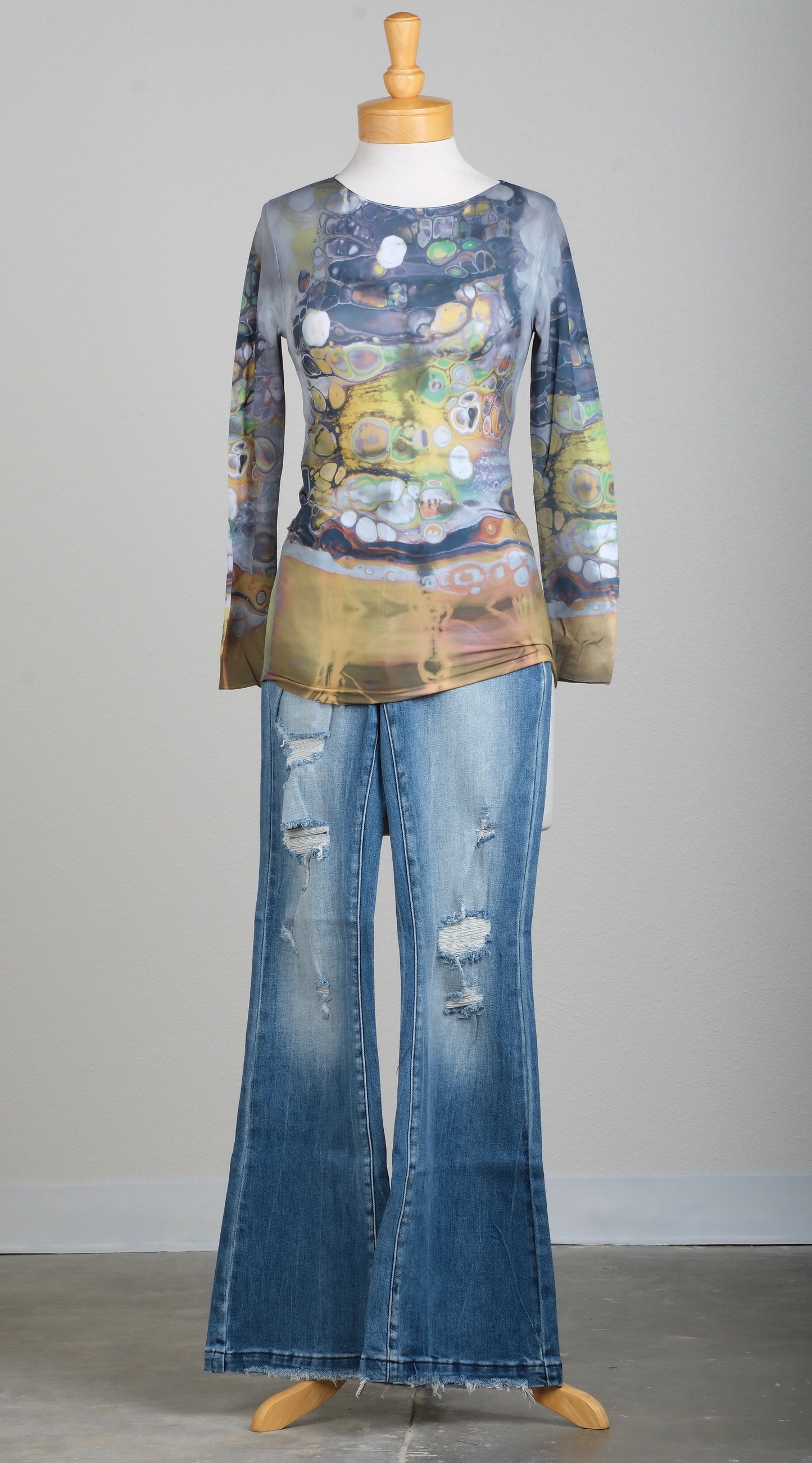 Mesh T in Yellow Odyssey