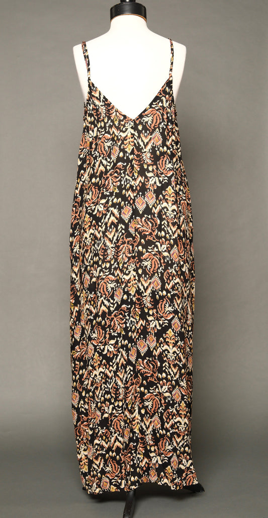 Butterfly Slip Dress in Oolong