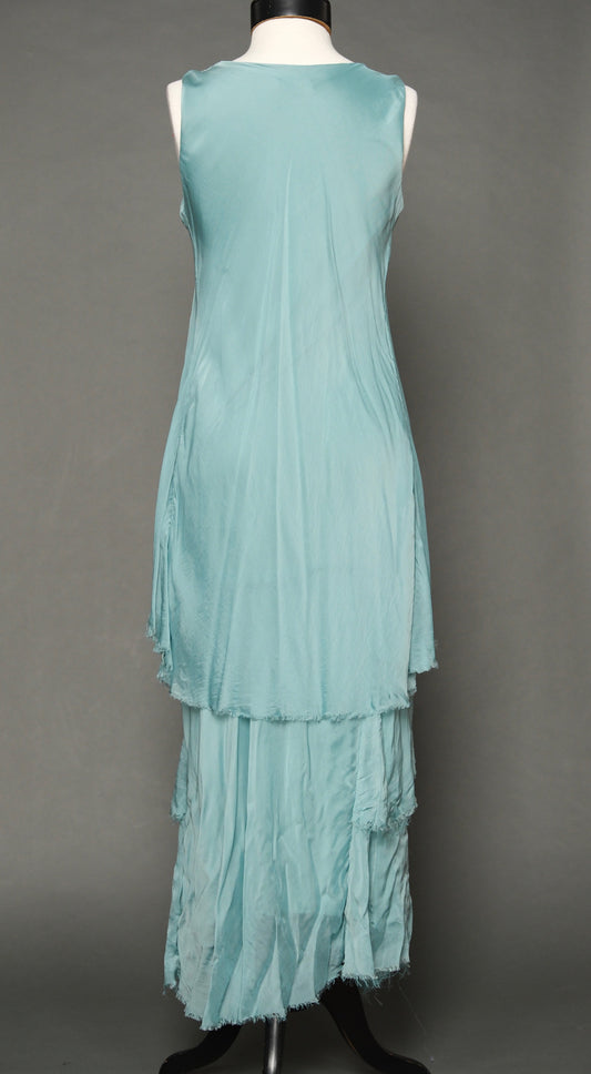 Gatsby Dress in Aqua