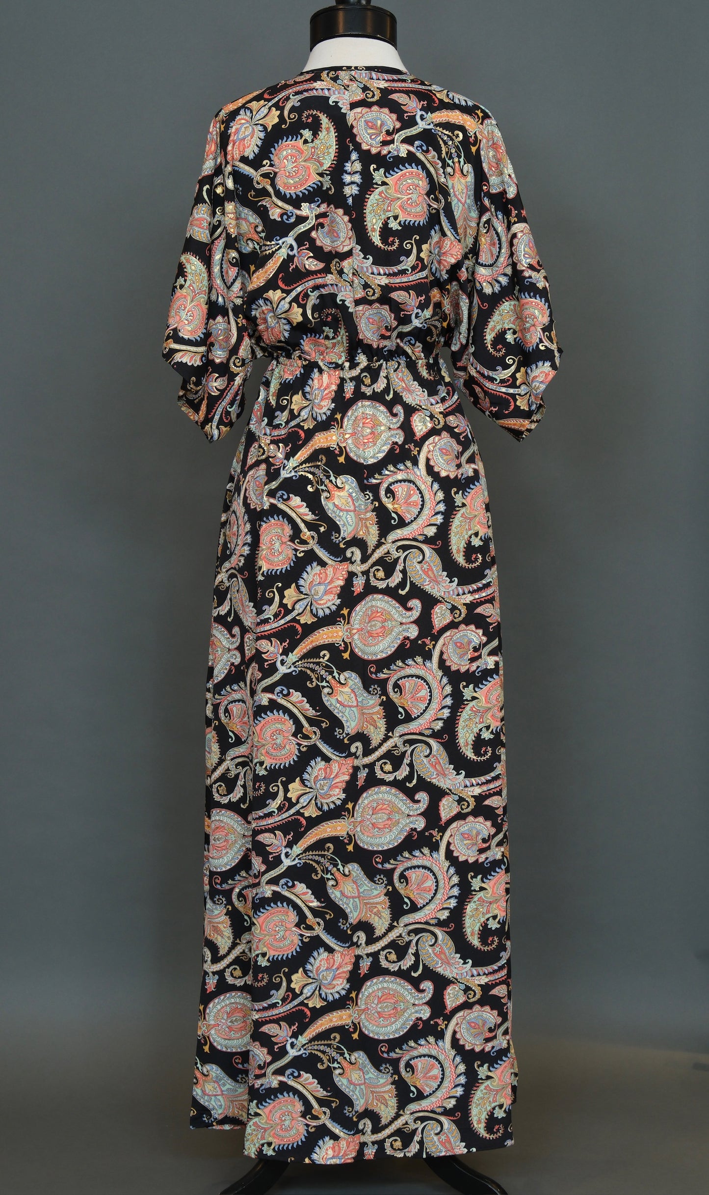 Stella Dress in Dark Paisley