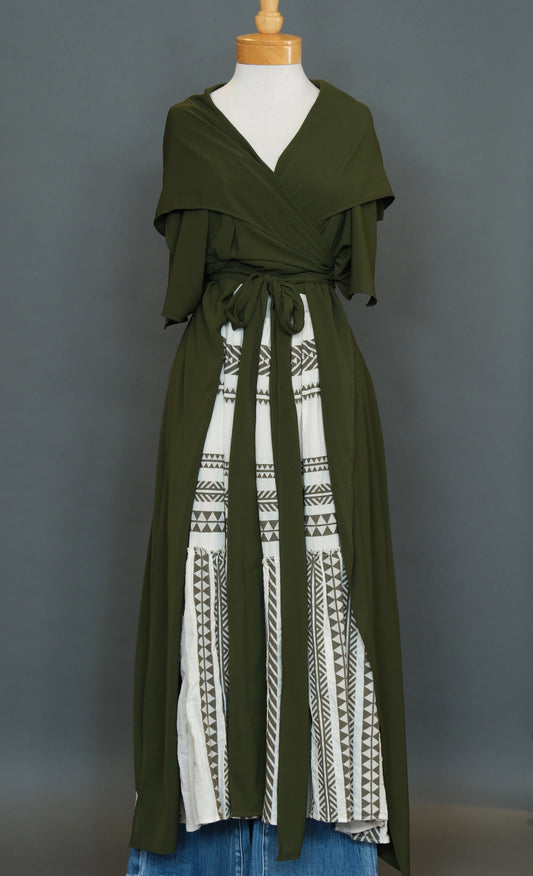 Olive Trench Cloak by Jennafer Grace