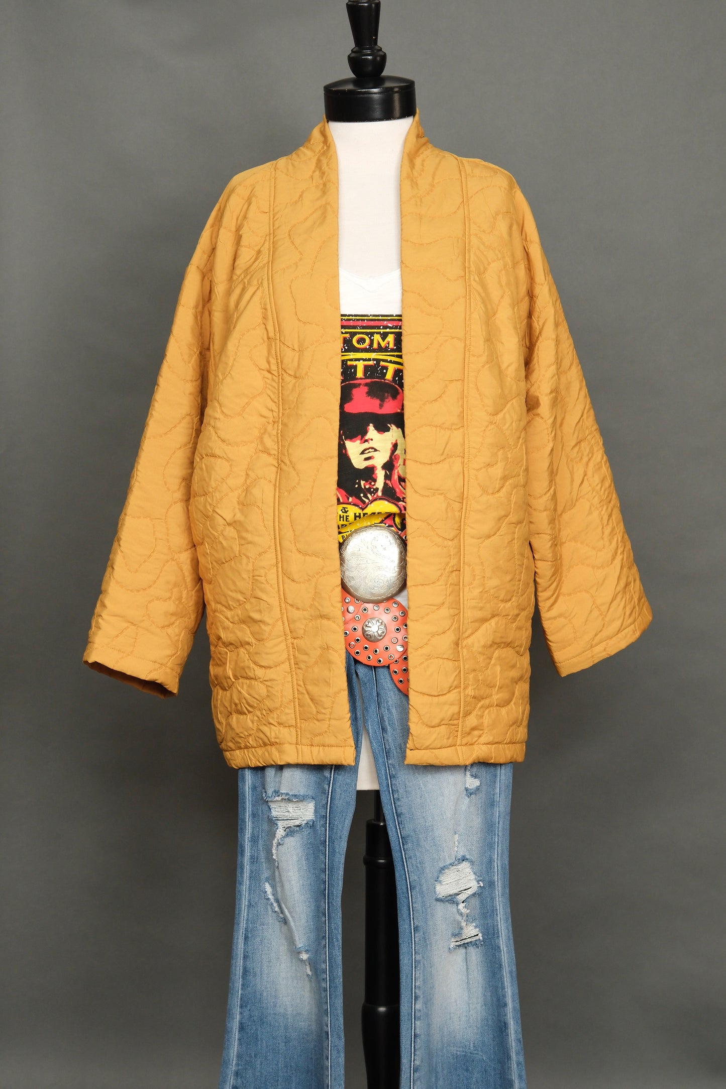 Golden Curry Quilt Jacket