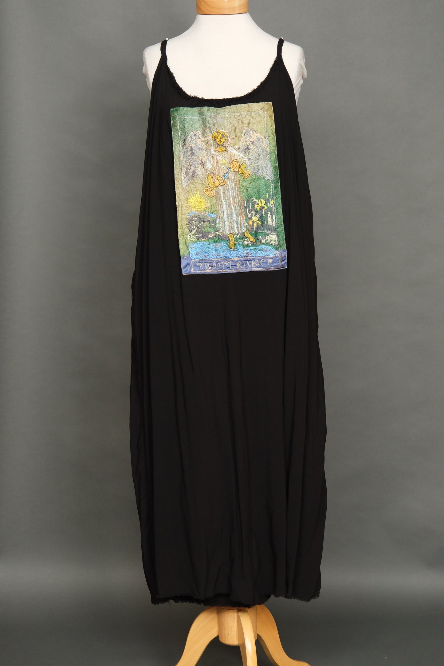 The Temperance Tarot Card Romper in Black