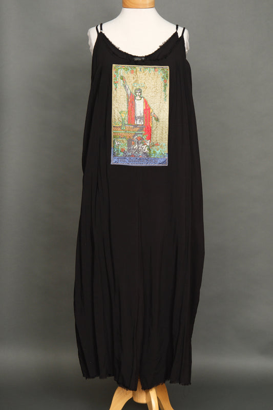 The Magician Tarot Card Romper in Black