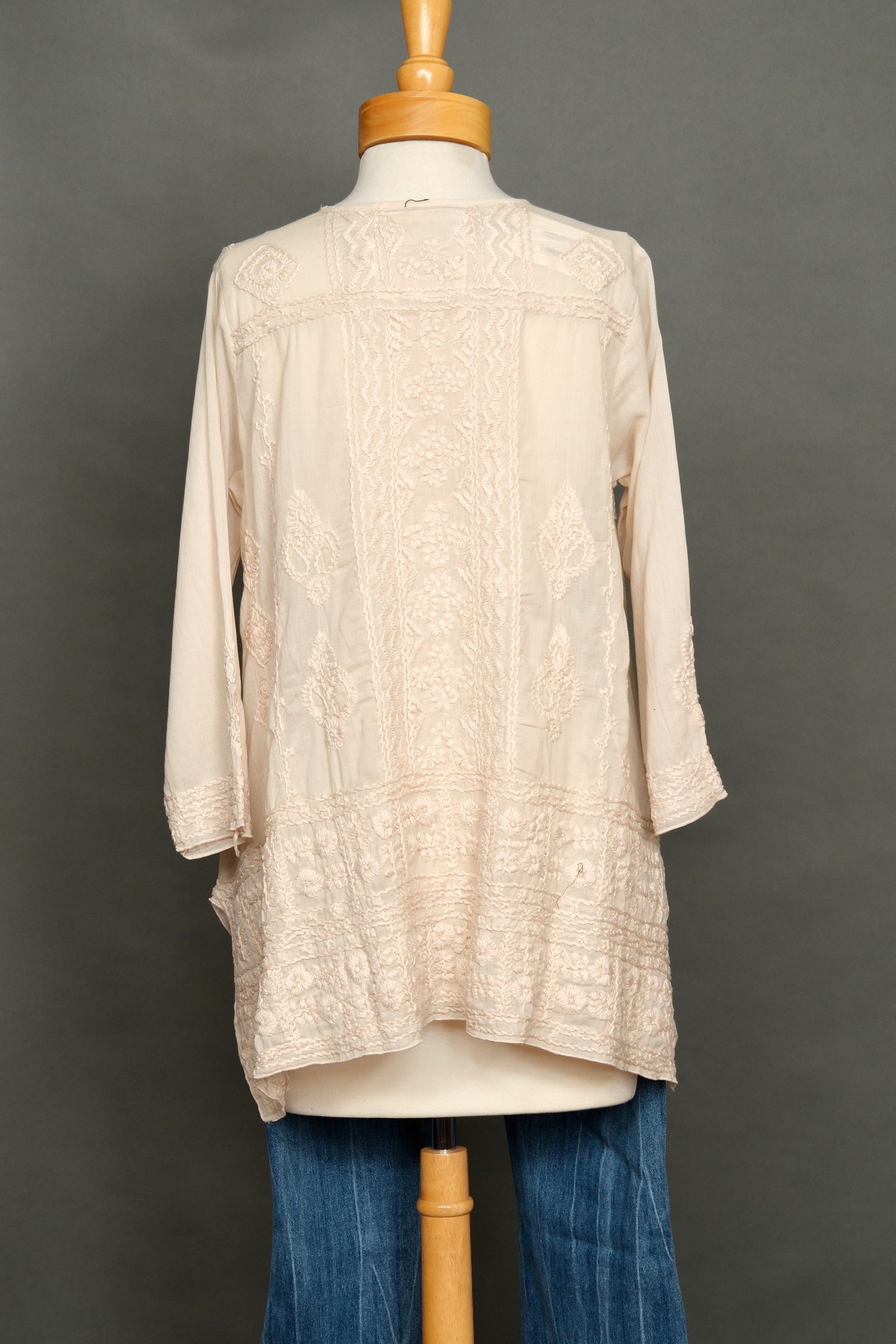 Folkloric Flax Tunic