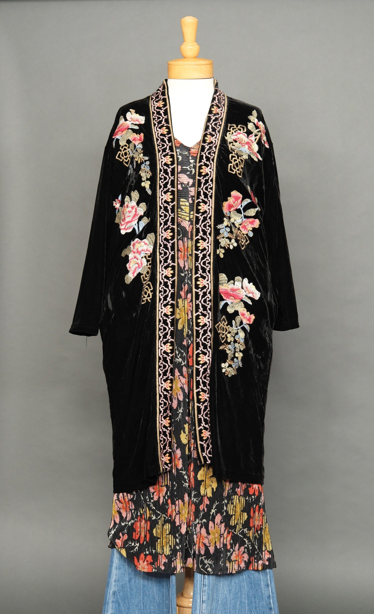 Tea Garden Velvet Duster