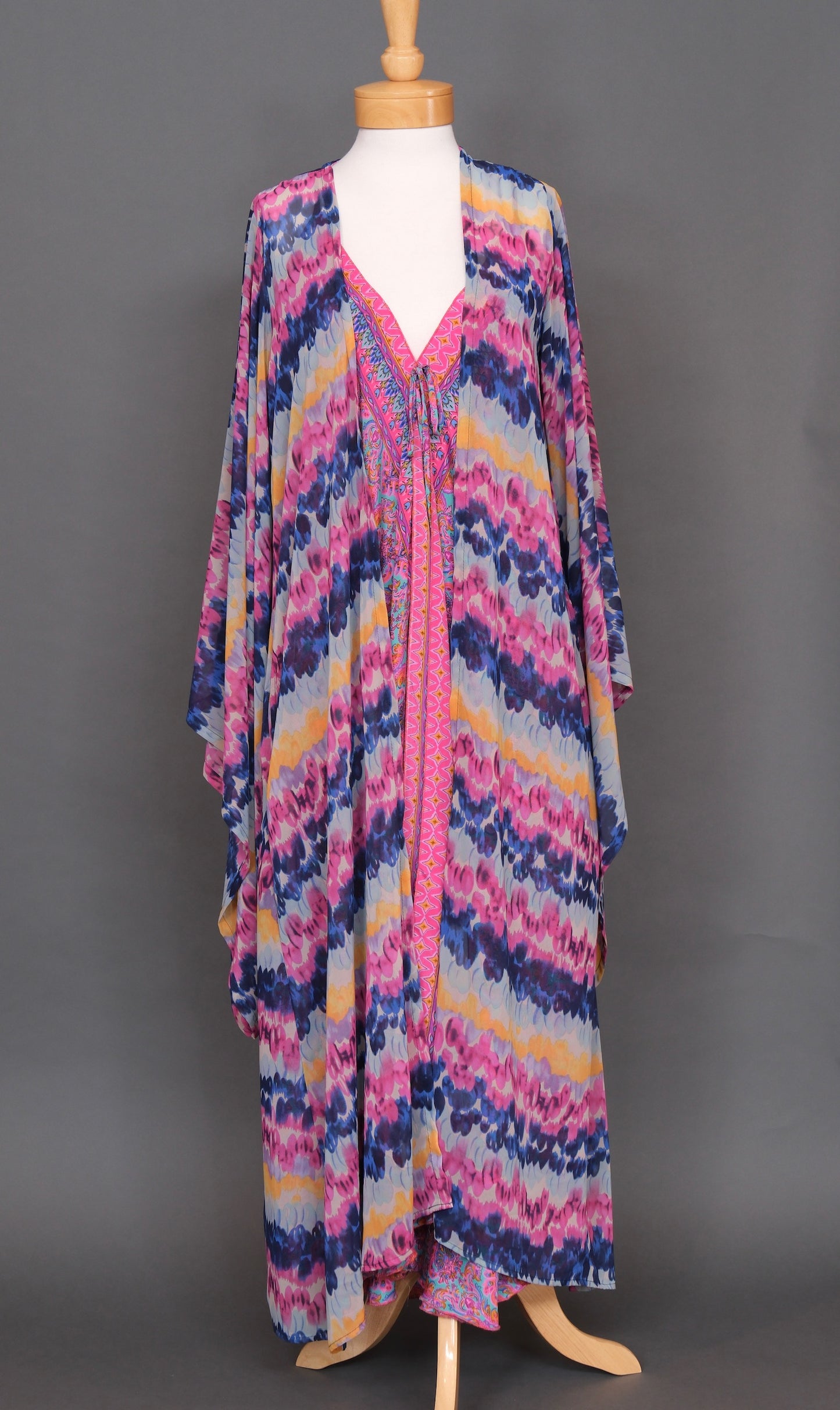Pinks Watercolor Kimono By Jennafer Grace