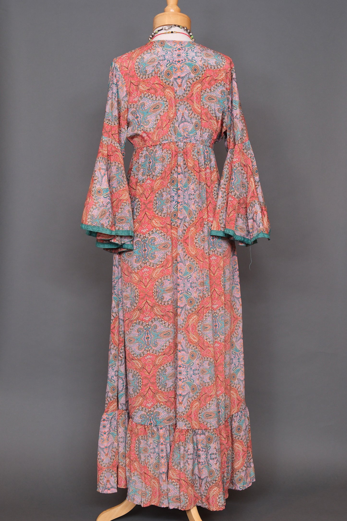 Belle Dress in Coral Paradise