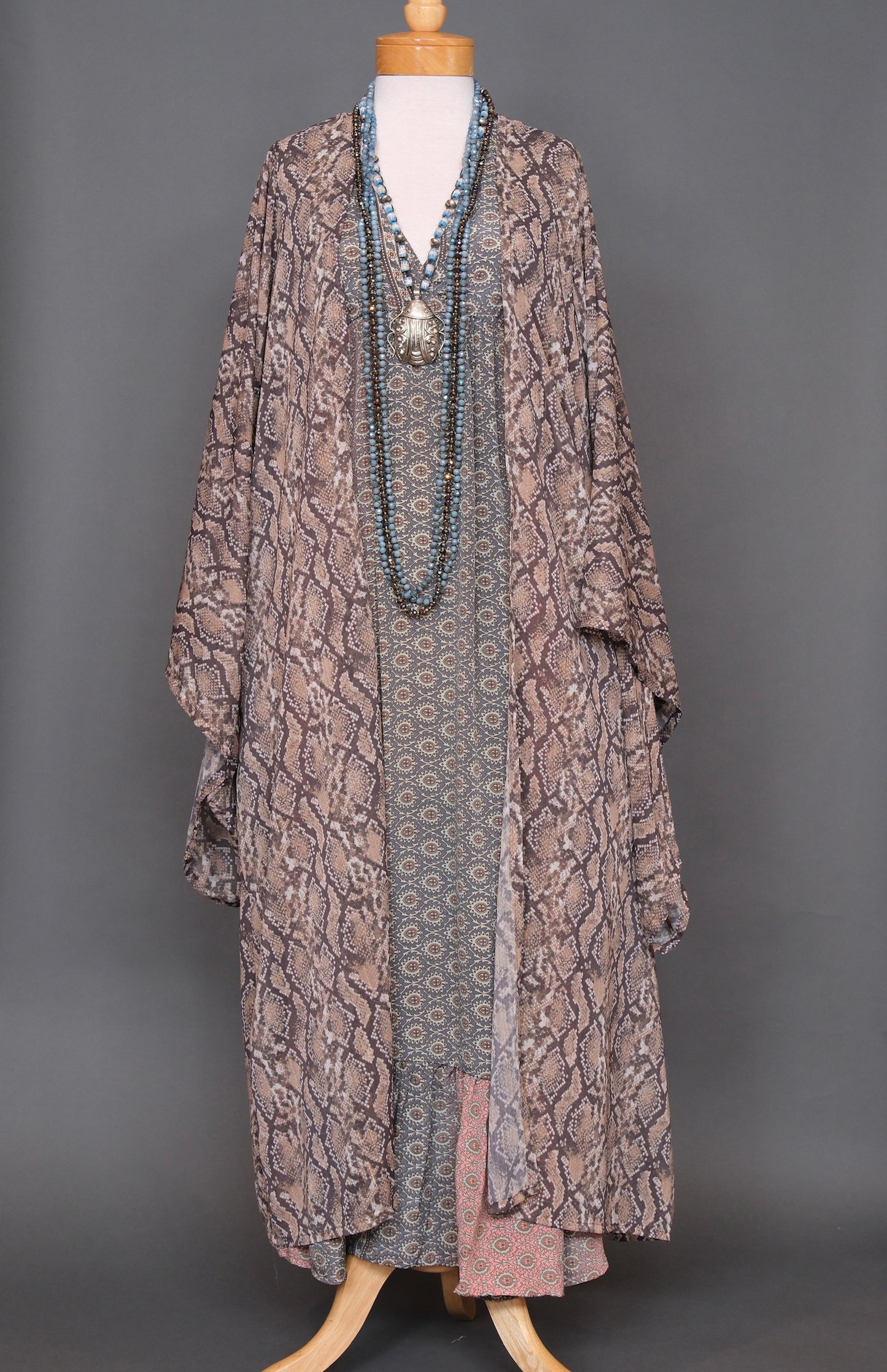 Pythonidae Shimmer Kimono by Jennafer Grace