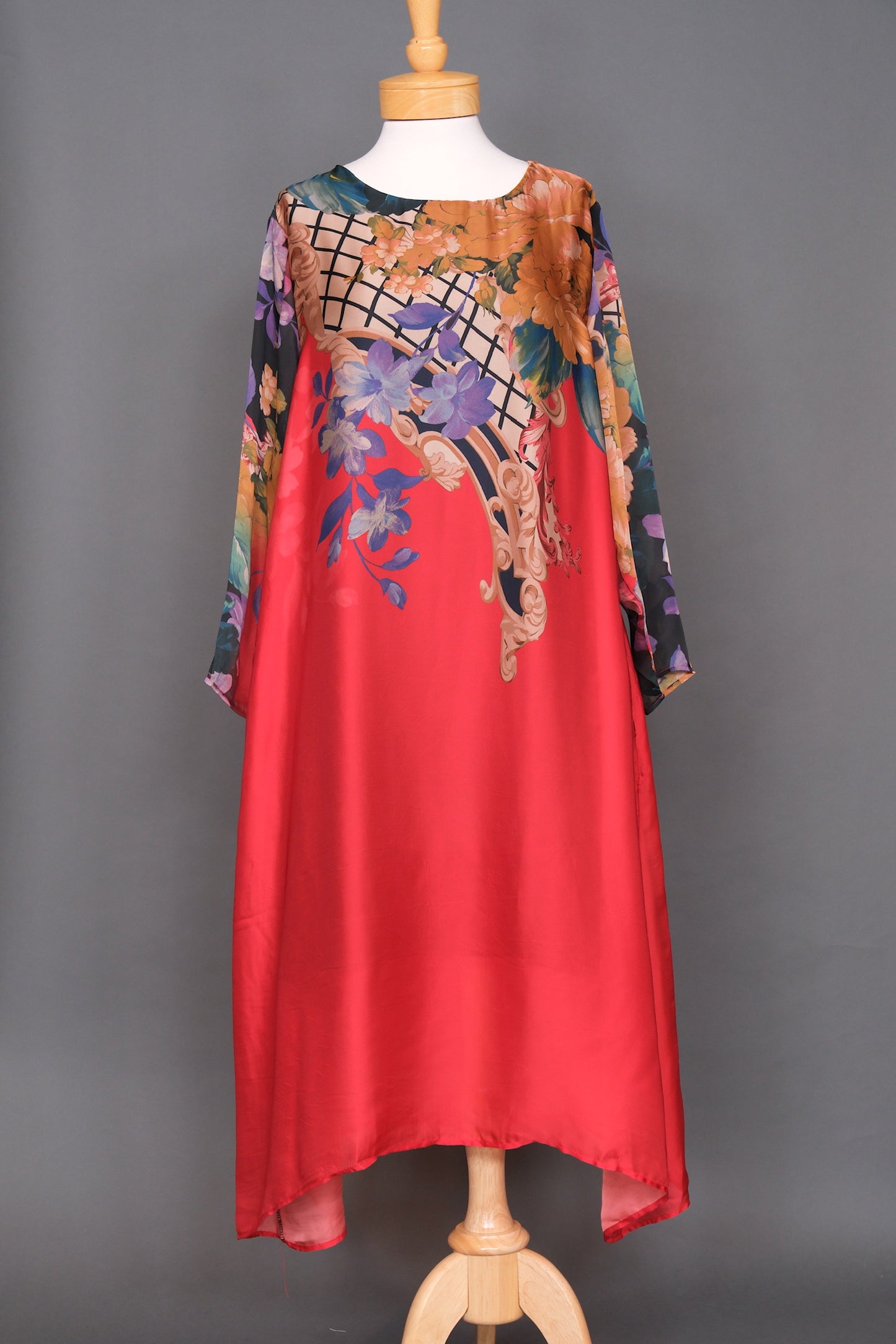 Cypress Dress in Vivid Red
