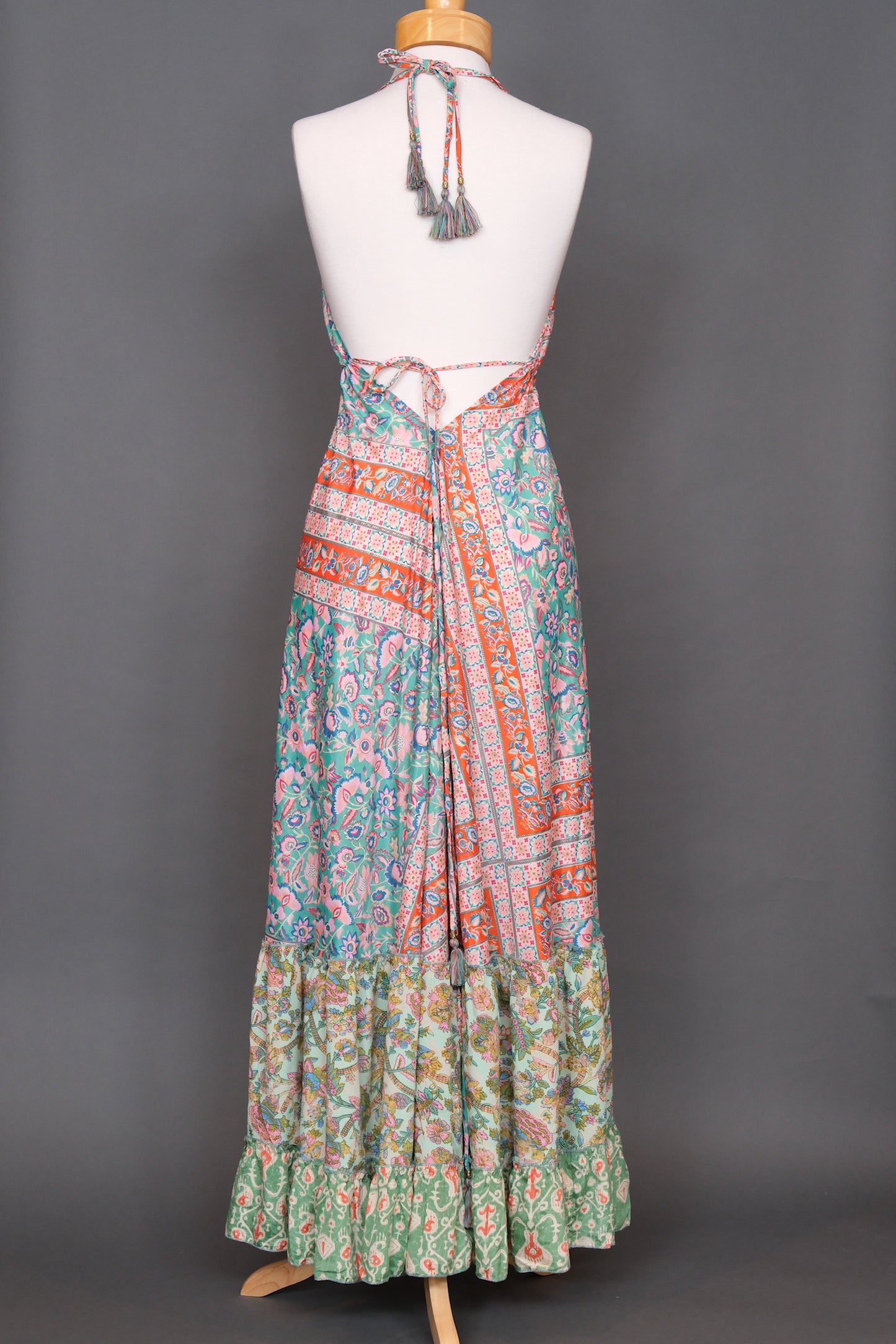 Moon Dance Halter in Tangerine Garden
