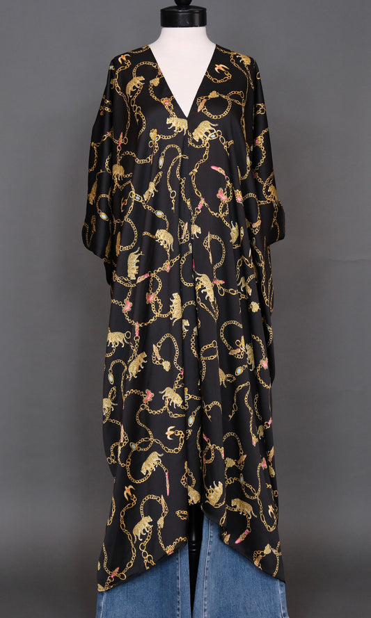 Liz Noir Caftan by Jennafer Grace