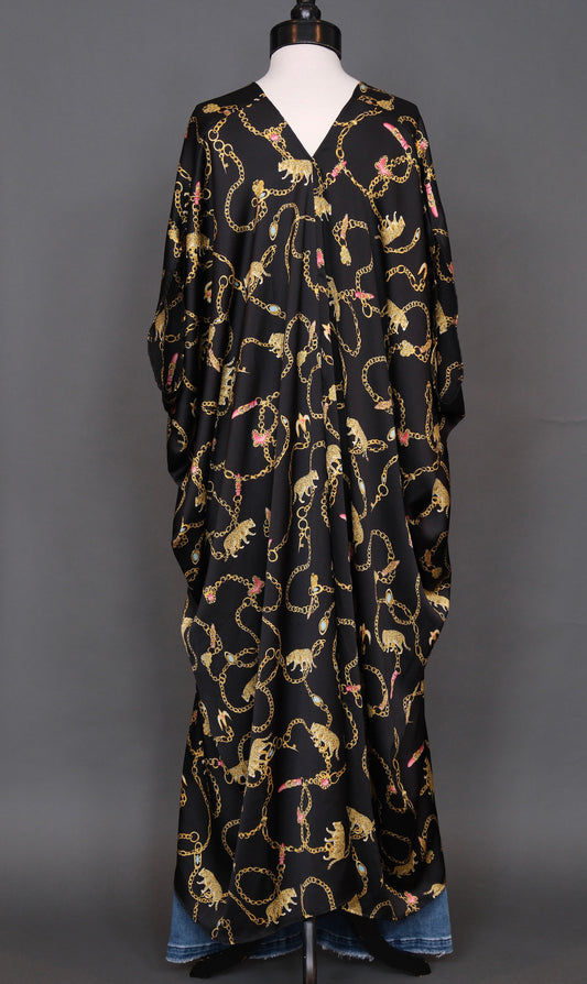 Liz Noir Caftan by Jennafer Grace