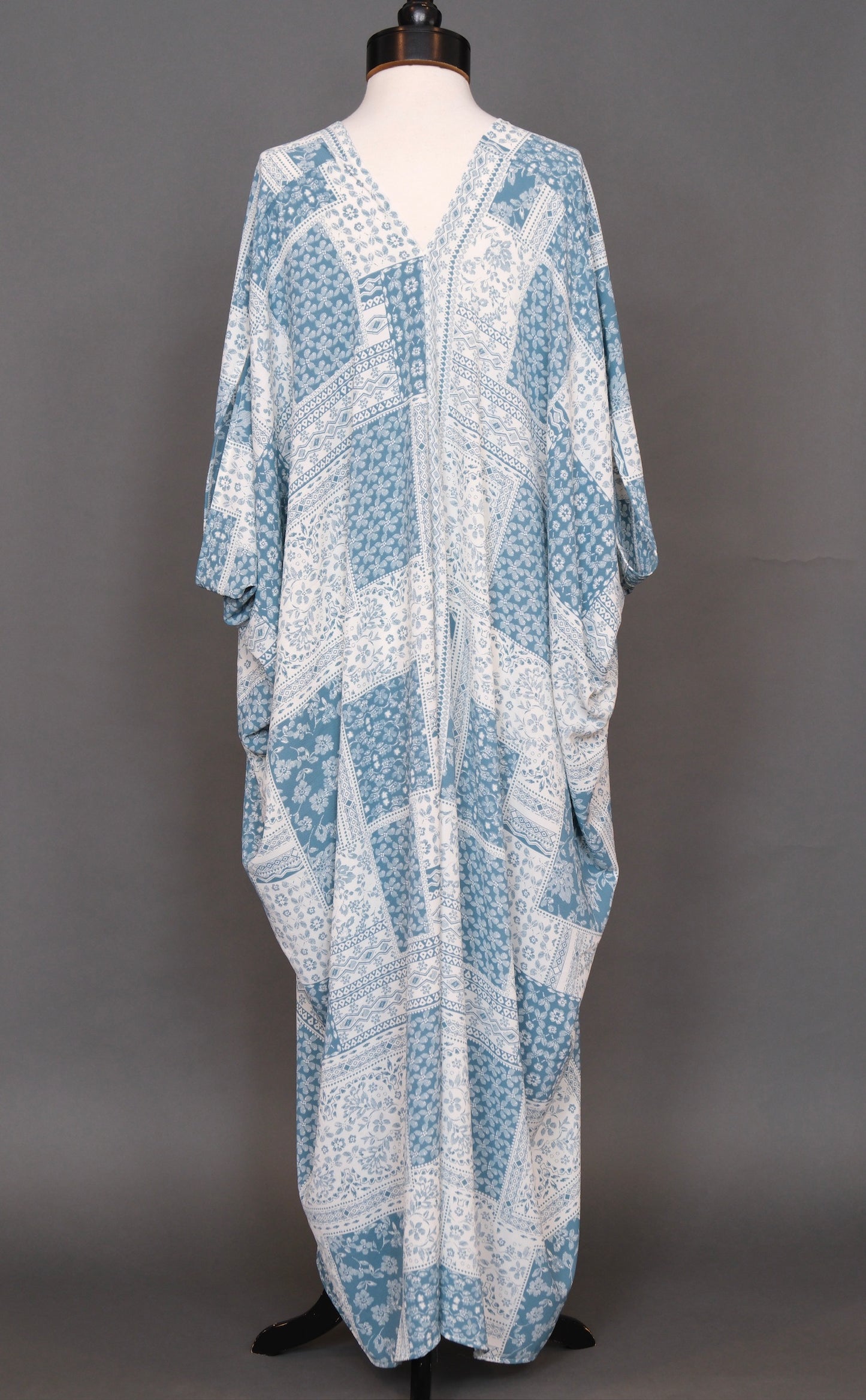 Summer Breeze Aqua Blue Caftan by Jennafer Grace