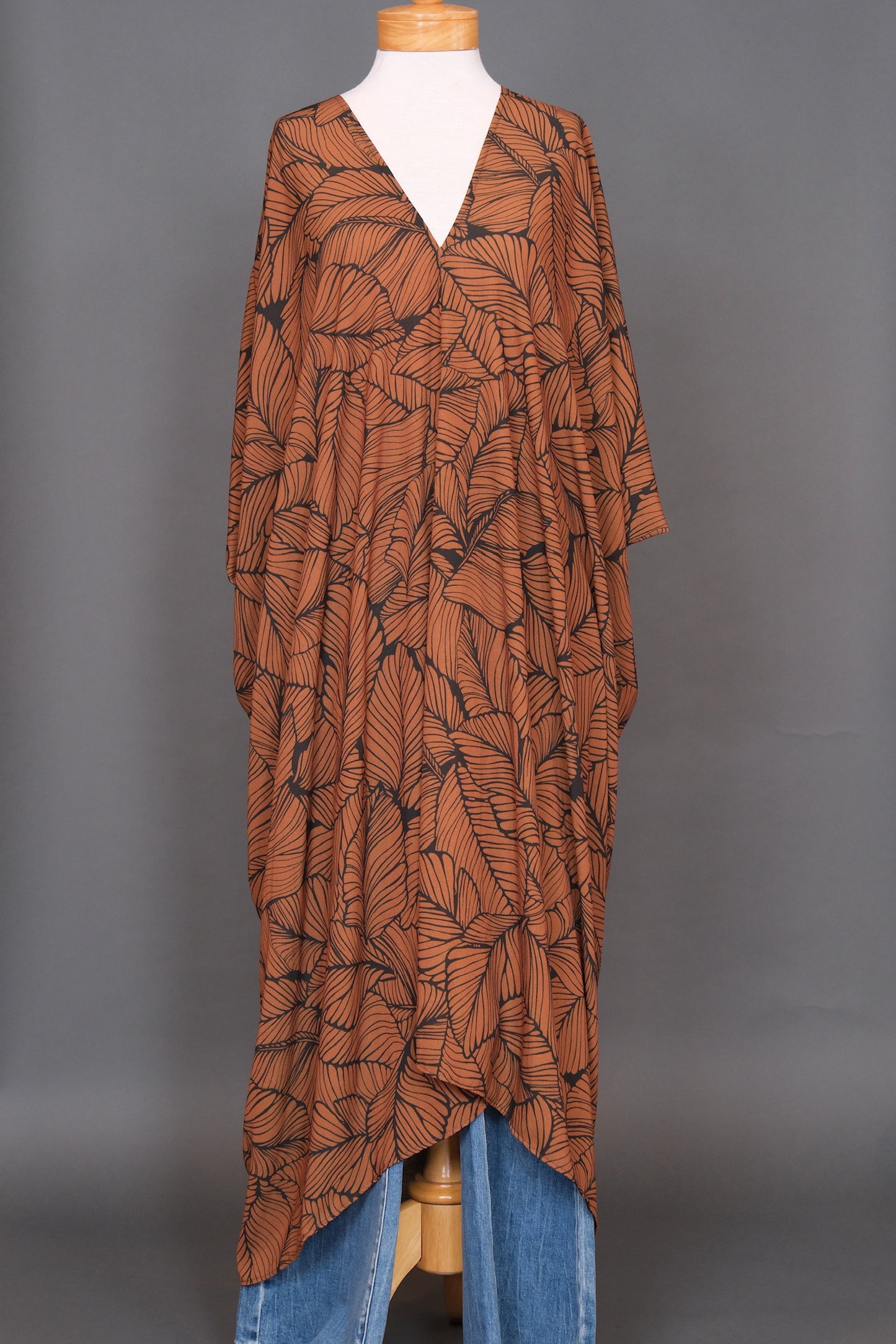 Fiddlea Cocoa Caftan by Jennafer Grace
