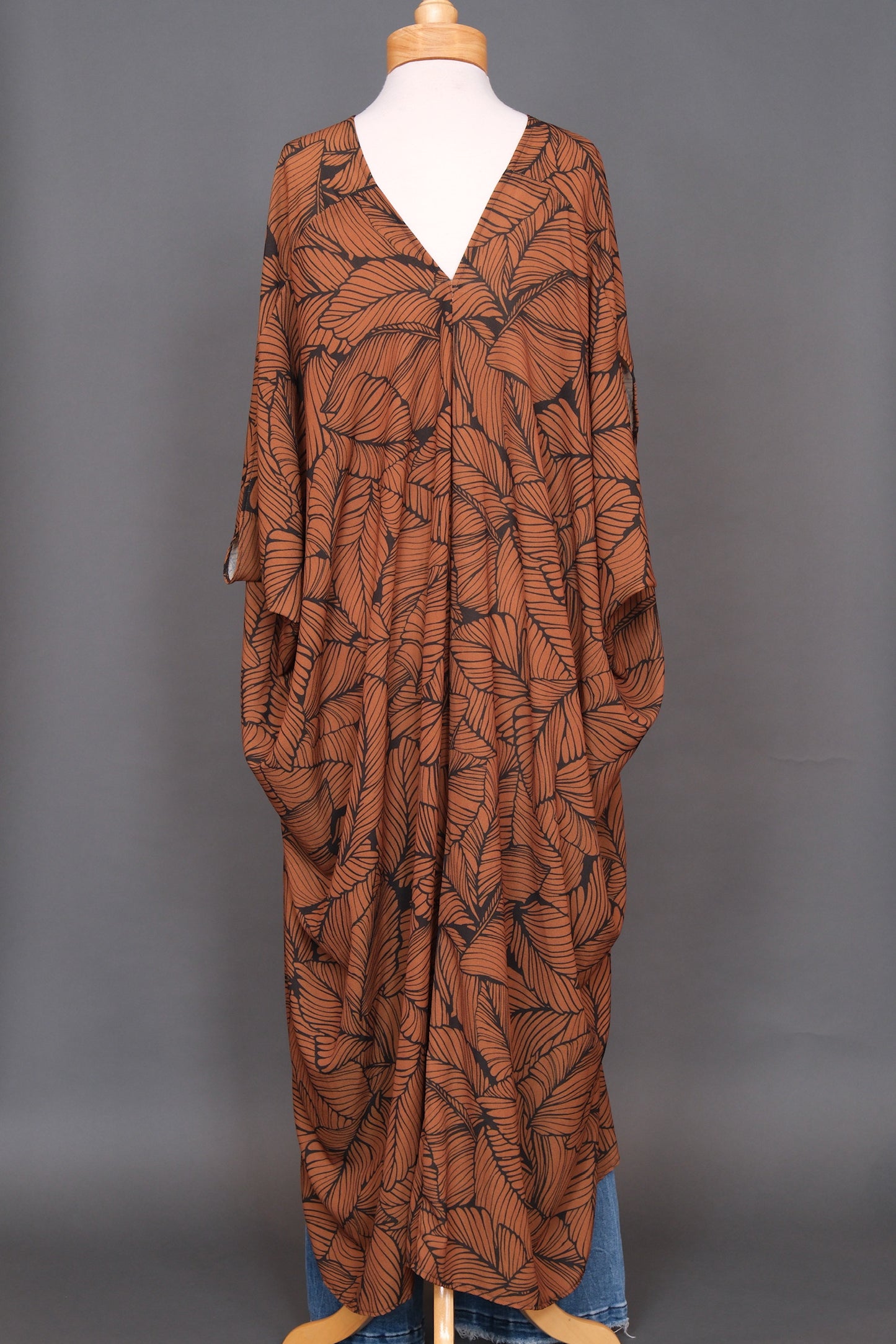 Fiddlea Cocoa Caftan by Jennafer Grace