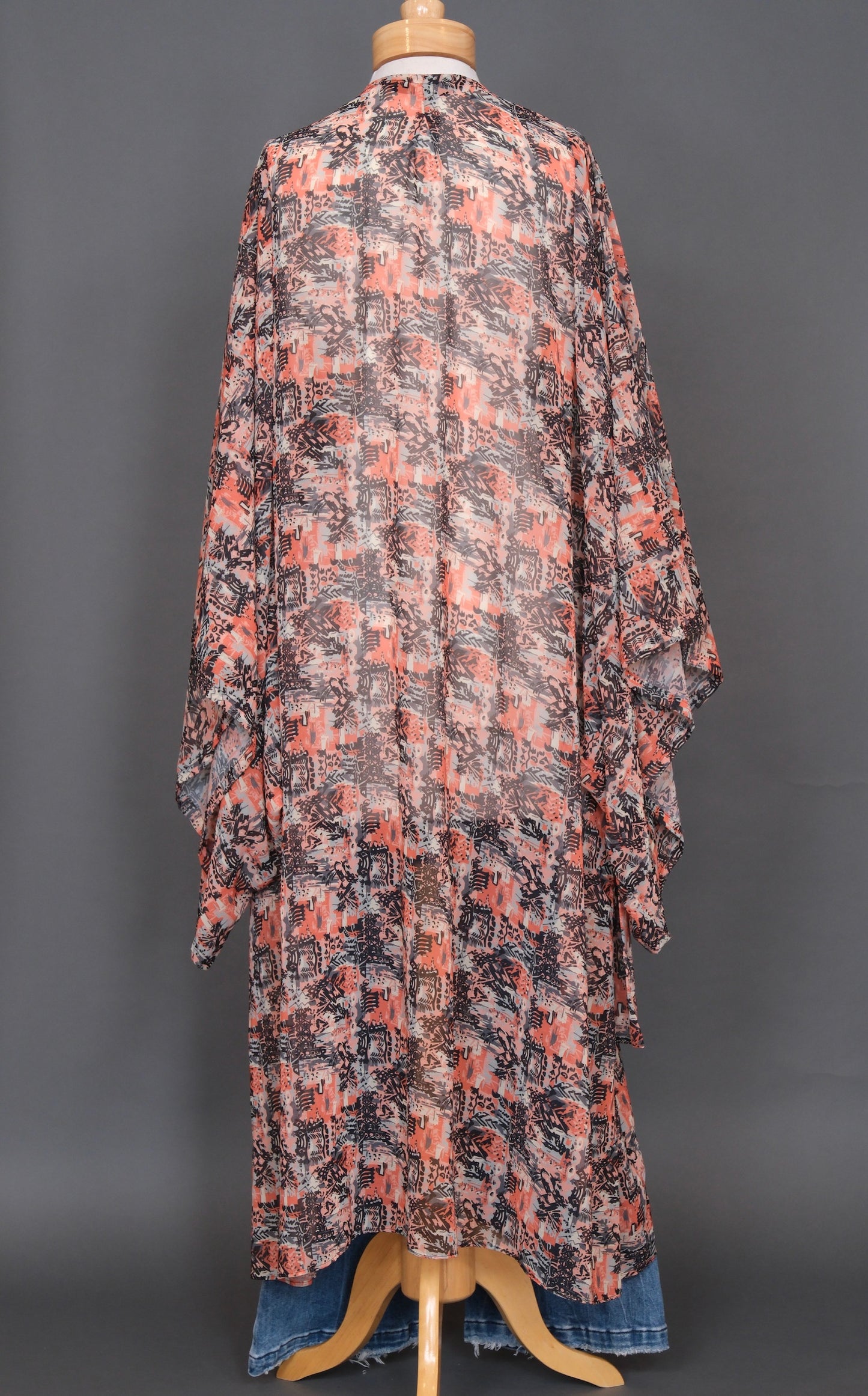 Coral Tiki Kimono by Jennafer Grace