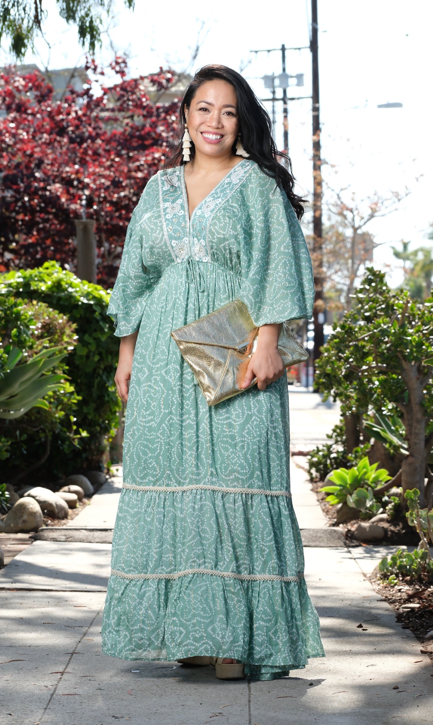 Serenity Dress Long in Summer Jade