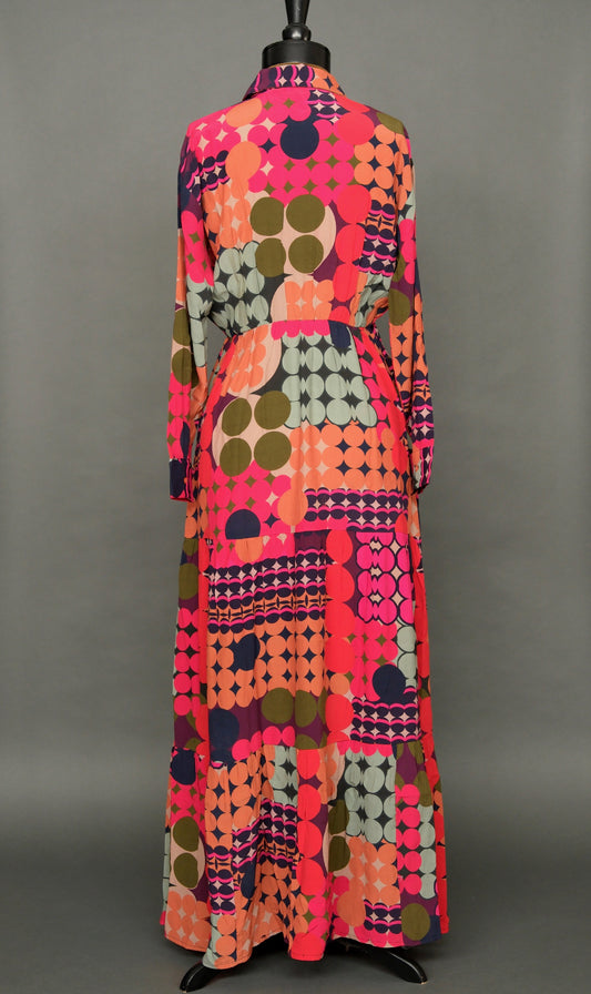 Mid Century Dot Dress