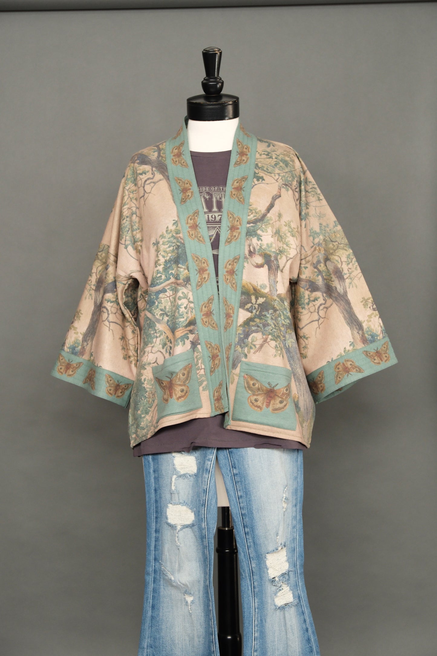 Waterfall Luxe Sweatshirt Jacket