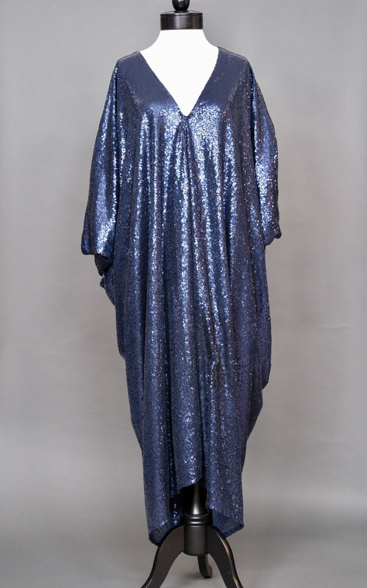 Starry Midnight Sequined Caftan by Jennafer Grace