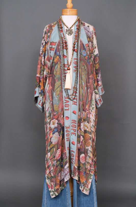Love One Another Kimono Duster
