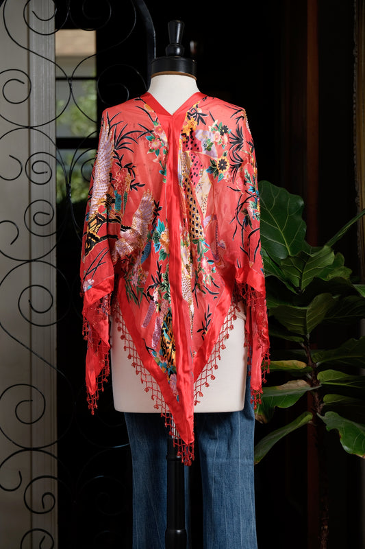 Deco Duster in Crane Flower