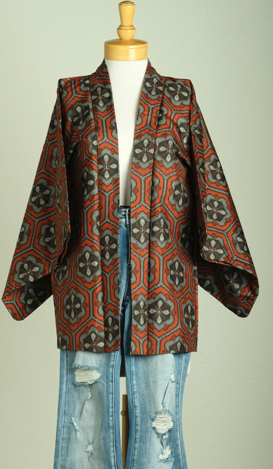 Vintage Kimono in Rust
